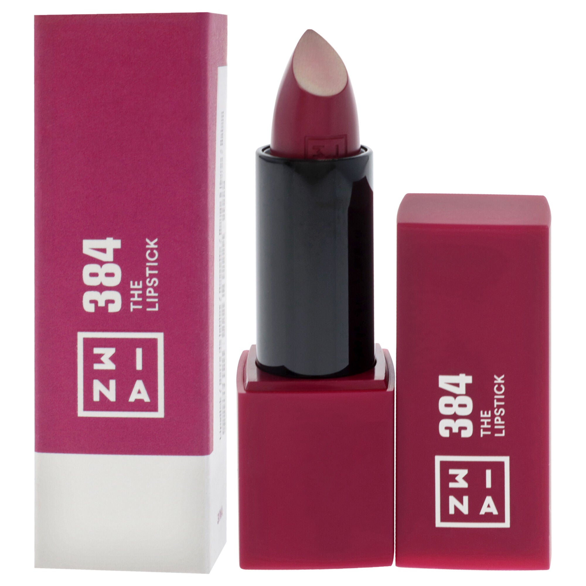 The Lipstick - 384 Dark Raspberry by 3INA for Women - 0.16 oz Lipstick, See Description, alternate image number 2