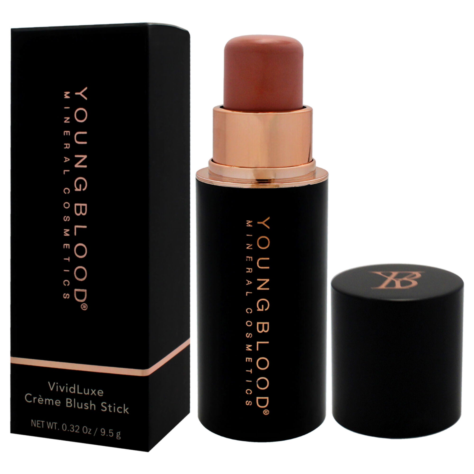 VividLuxe Creme Blush Stick - Creme Brulee by Youngblood for Women - 0.32 oz Blush, See Description, alternate image number 3