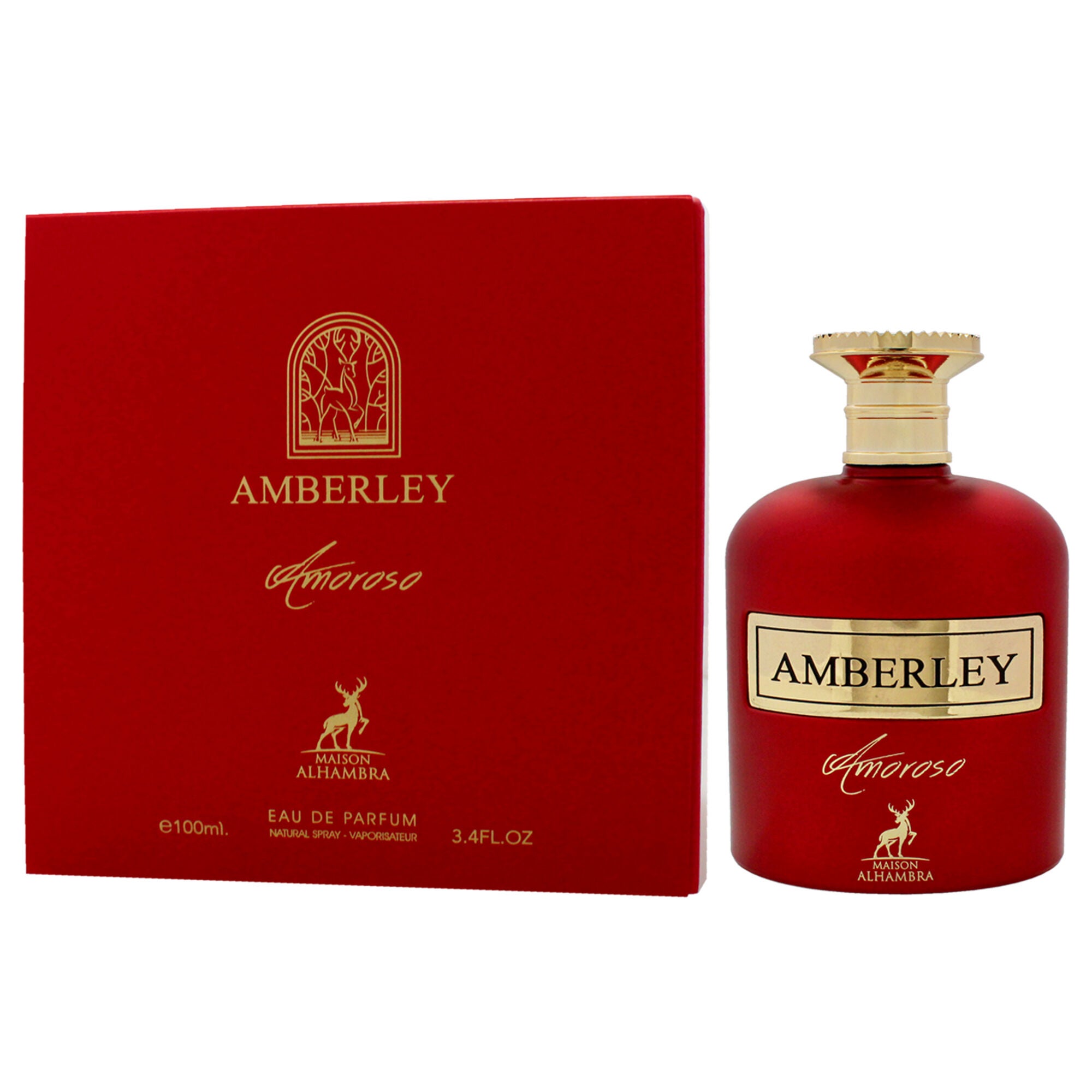 Amberley - Amoroso by Maison Alhambra for Unisex - 3.4 oz EDP Spray, Clear, alternate image number 3