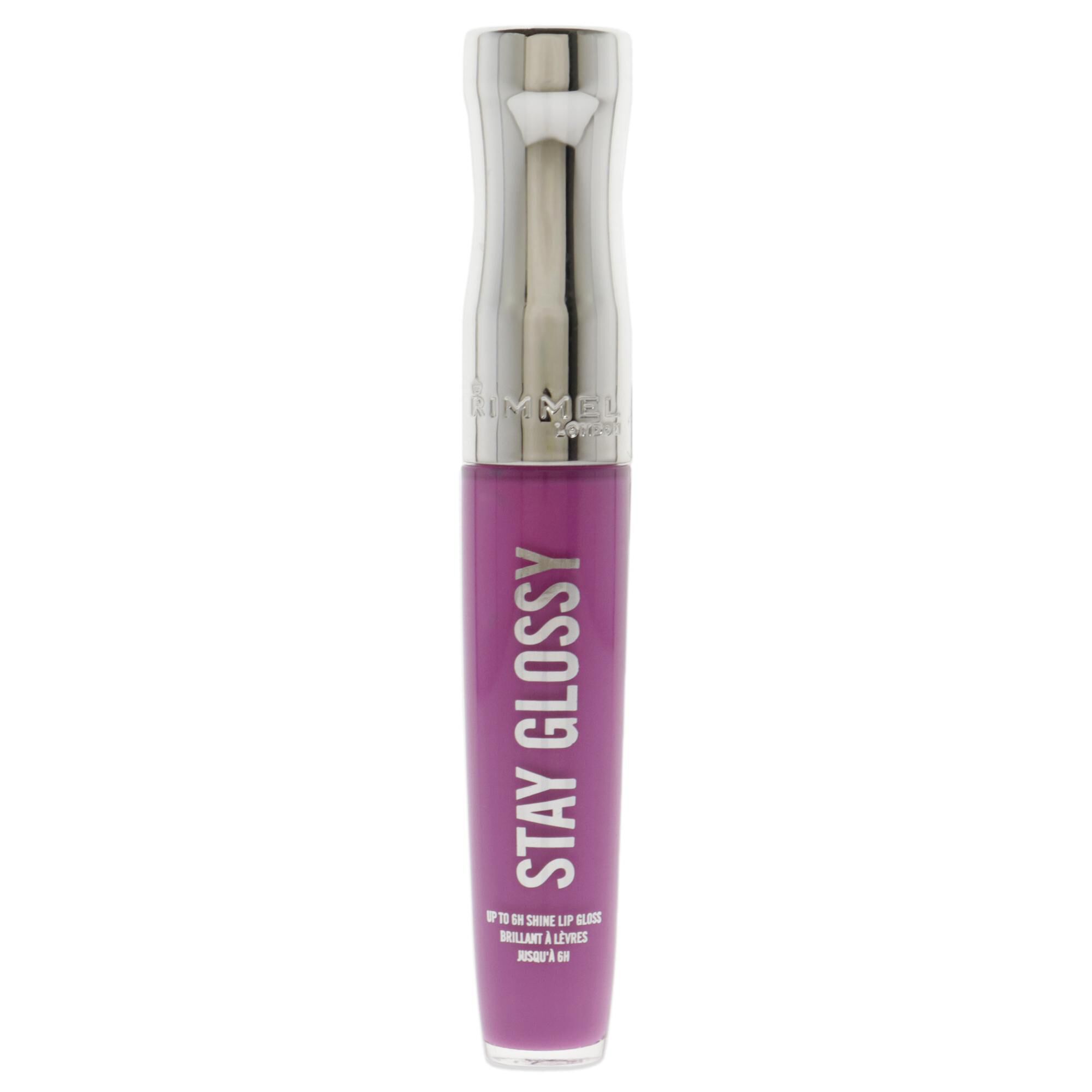 Stay Glossy Lip Gloss - 155 Purple Parlour by Rimmel London for Women - 0.18 oz Lip Gloss, , alternate image number 3