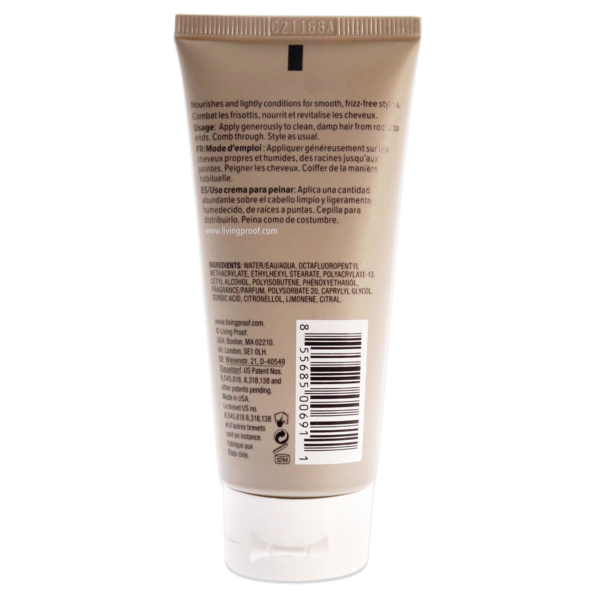 No Frizz Nourishing Styling Cream by Living Proof for Unisex - 2 oz Cream, See Description, alternate image number 1