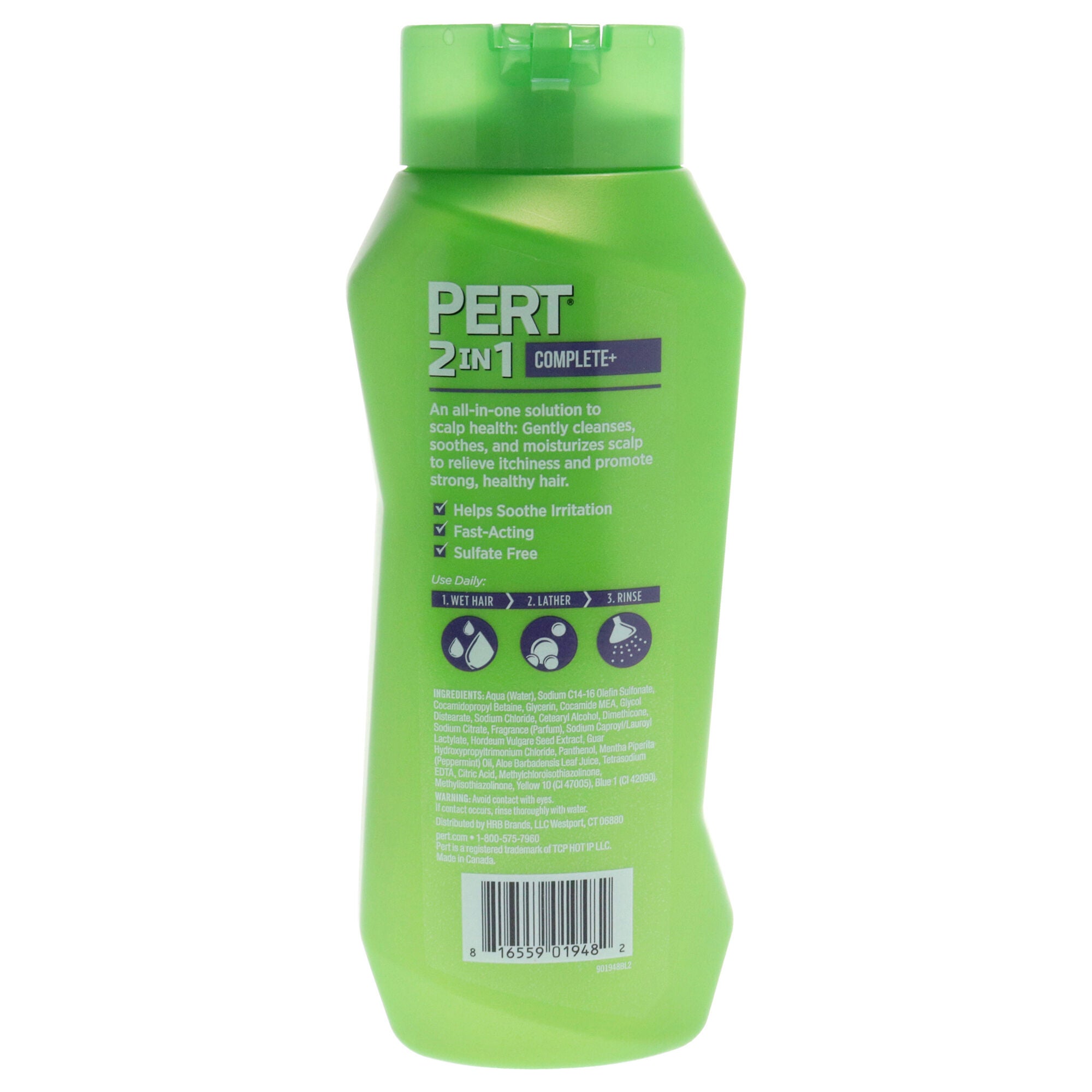 2 in 1 Complete Plus Scalp Care Shampoo and Conditioner by Pert for Unisex - 25.4 oz Shampoo and Conditioner, See Description, alternate image number 1