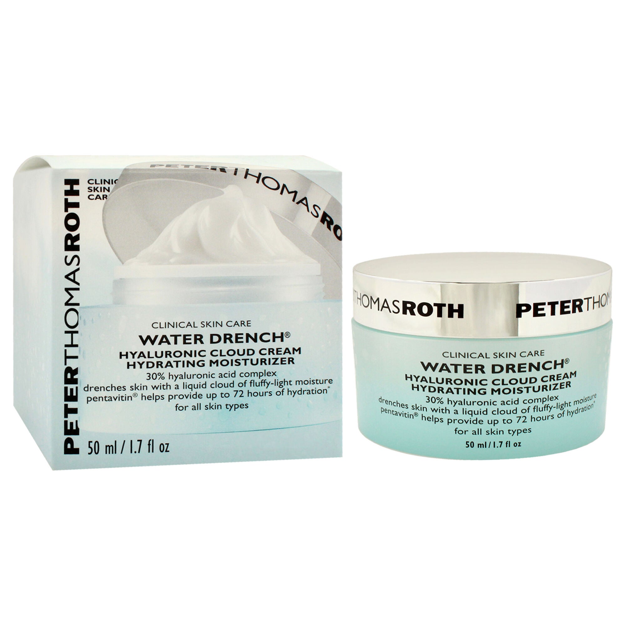 Water Drench Hyaluronic Cloud Cream by Peter Thomas Roth for Unisex - 1.7 oz Cream, See Description, alternate image number 1