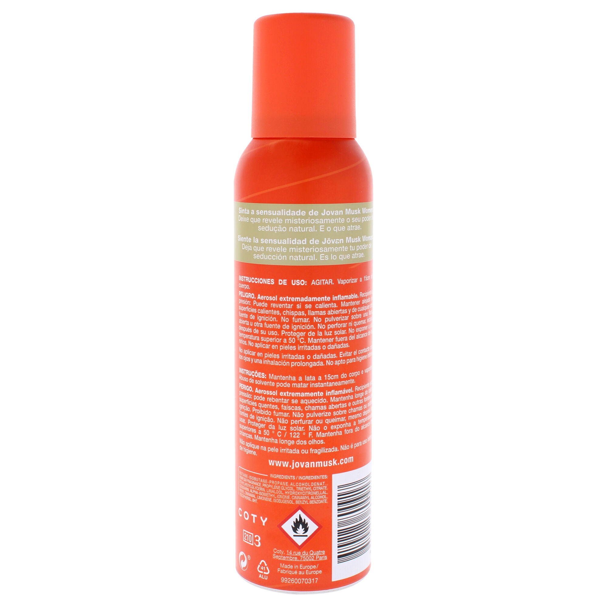 Jovan Musk by Jovan for Women - 5 oz Deodorant Spray, See Description, alternate image number 1