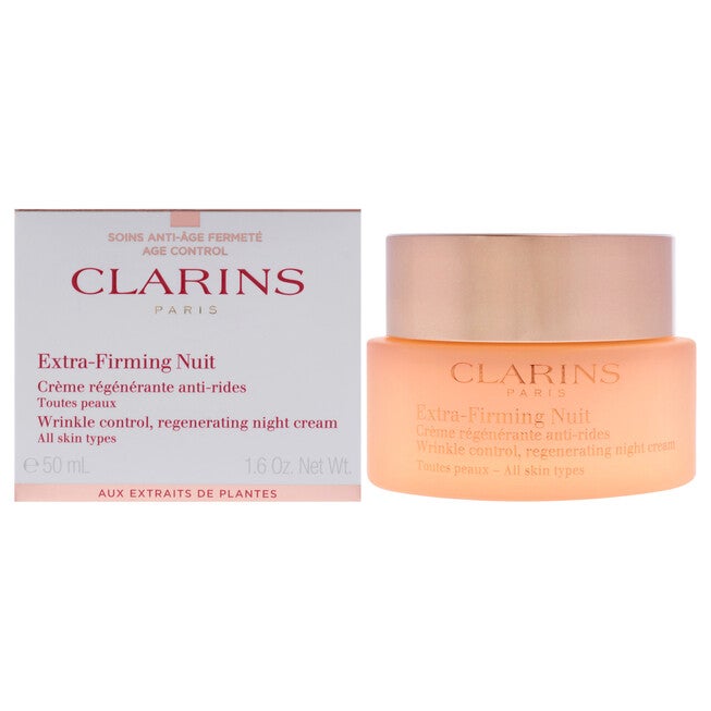 Extra Firming Night Cream - all Skin Types by Clarins for Unisex - 1.7 oz Cream, NA, hi-res image number null