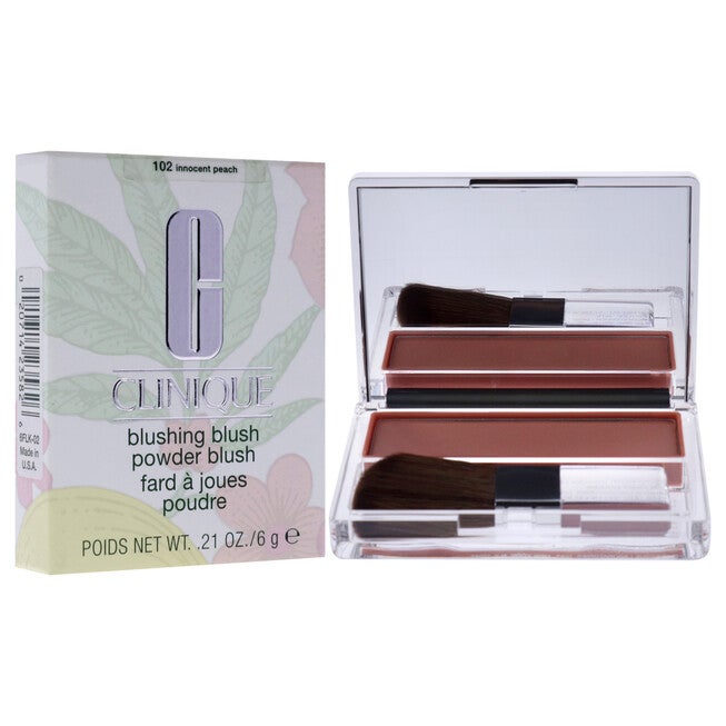Blushing Blush Powder Blush - 102 Innocent Peach by Clinique for Women - 0.21 oz Blush, See Description, alternate image number 1