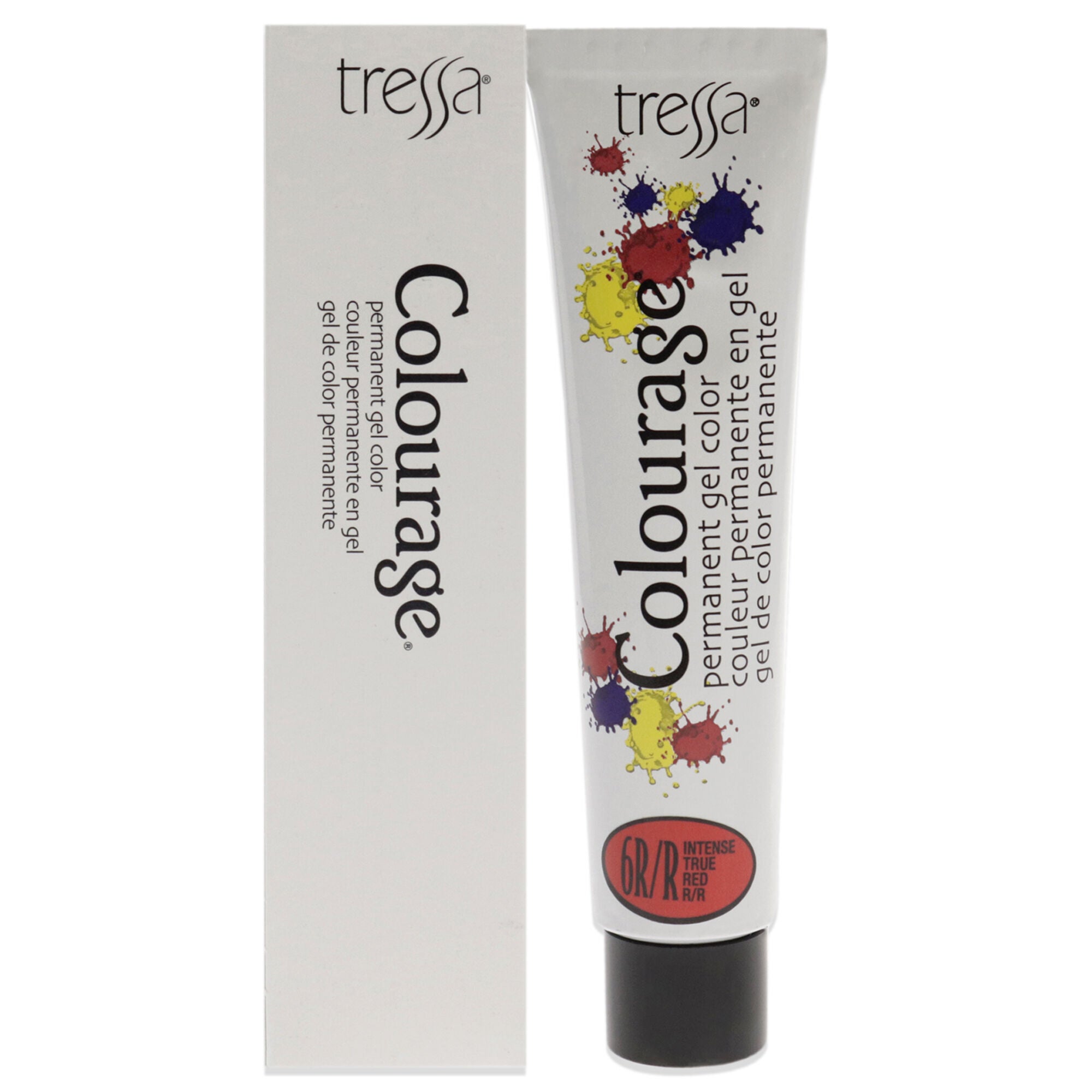 Colourage Permanent Gel Color - 6RR Intense True Red by Tressa for Unisex - 2 oz Hair Color, See Description, hi-res image number 0
