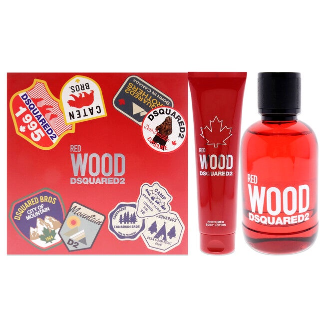 Red Wood by Dsquared2 for Women - 2 Pc Gift Set 3.4oz EDT Spray, 5.0oz Perfumed Body Lotion, , alternate image number 4