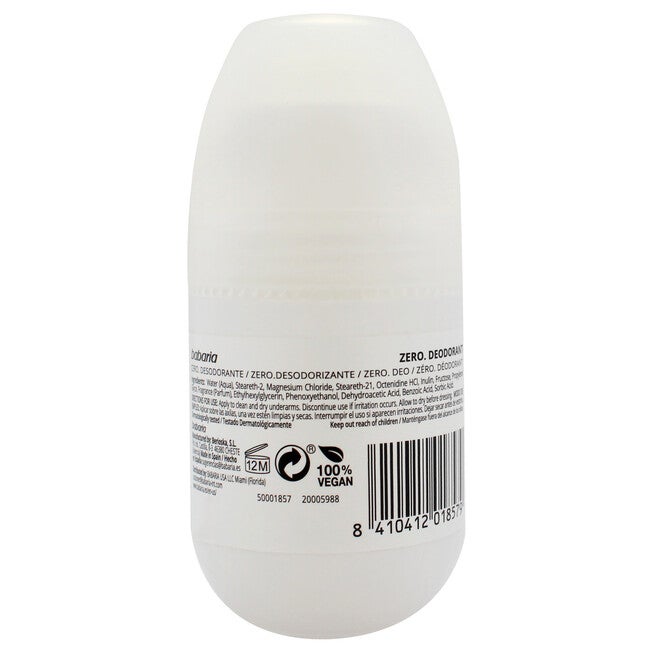 Zero 24H Effect Deodorant and Antiperpirant by Babaria for Women - 1.7 oz Deodorant Roll-On, See Description, alternate image number 2