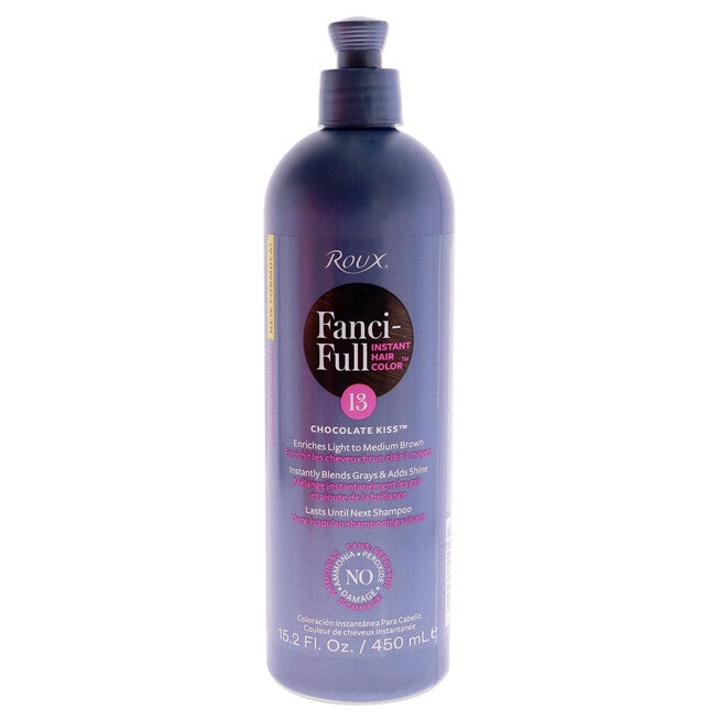 Fanci-Full Rinse Instant Hair Color - 13 Chocolate Kiss by Roux for Unisex - 15.2 oz Hair Color, See Description, hi-res image number 0
