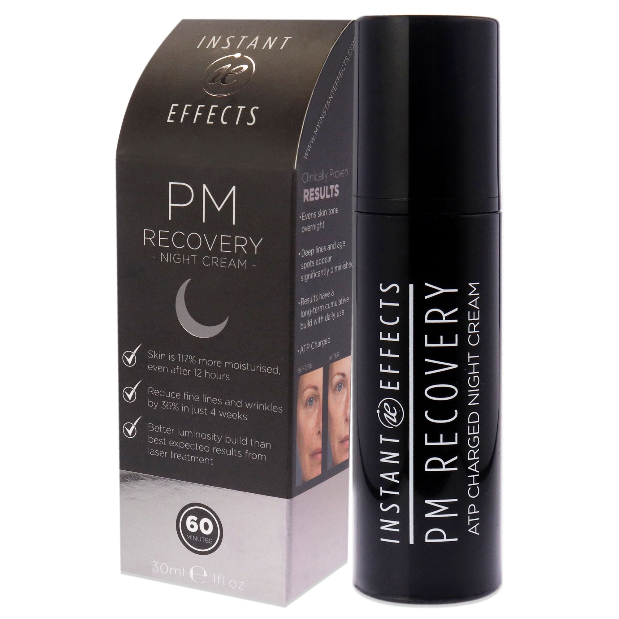 PM Recovery Night Cream by Instant Effects for Unisex - 1 oz Cream, See Description, alternate image number 3
