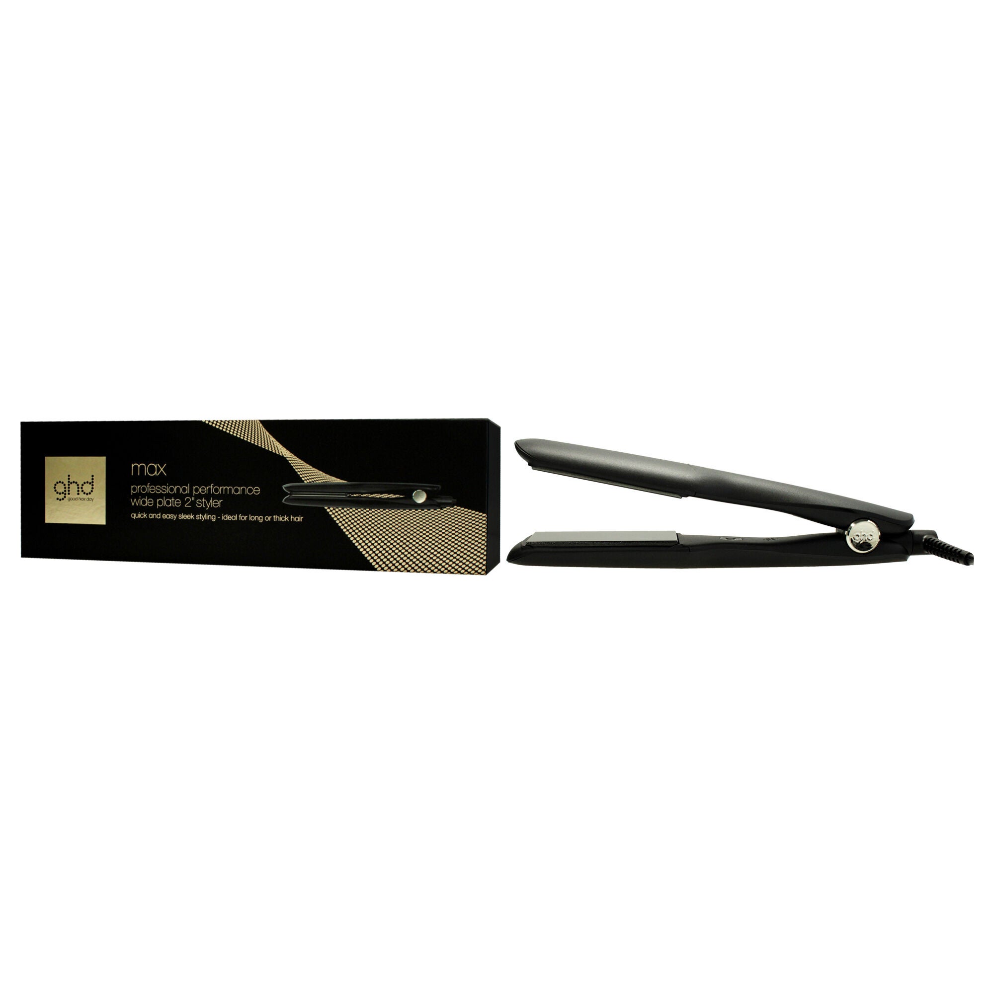 GHD Max Wide Plate Styler - Black by GHD for Unisex - 2 Inch Flat Iron, See Description, alternate image number 3