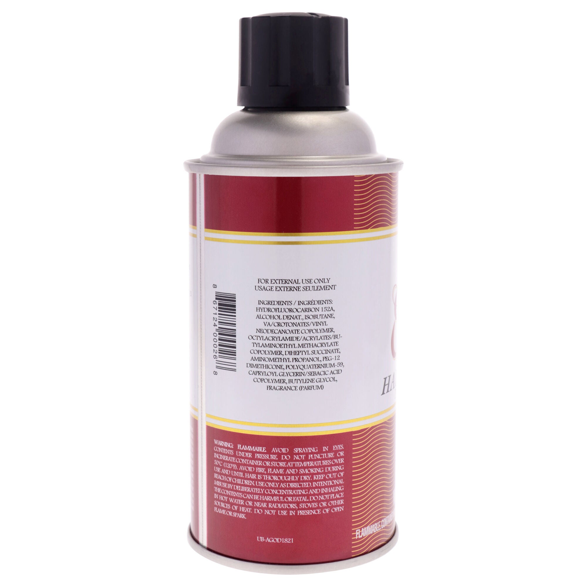 Premium Hairspray by 18.21 Man Made for Unisex - 10 oz Hair Spray, Clear, alternate image number 1