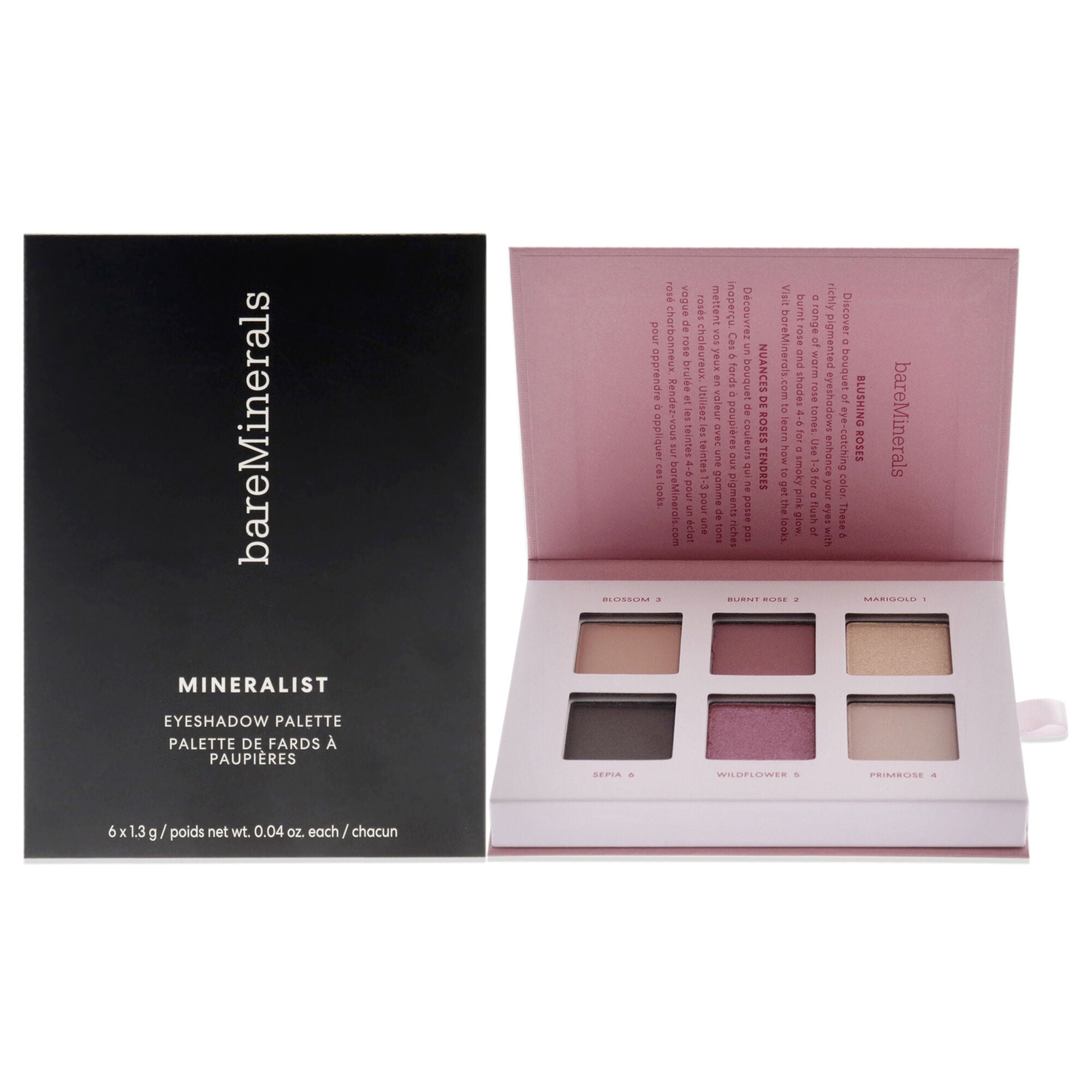 Mineralist Eyeshadow Palette - Rosewood by bareMinerals for Women - 0.24 oz Eye Shadow, See Description, hi-res image number 0