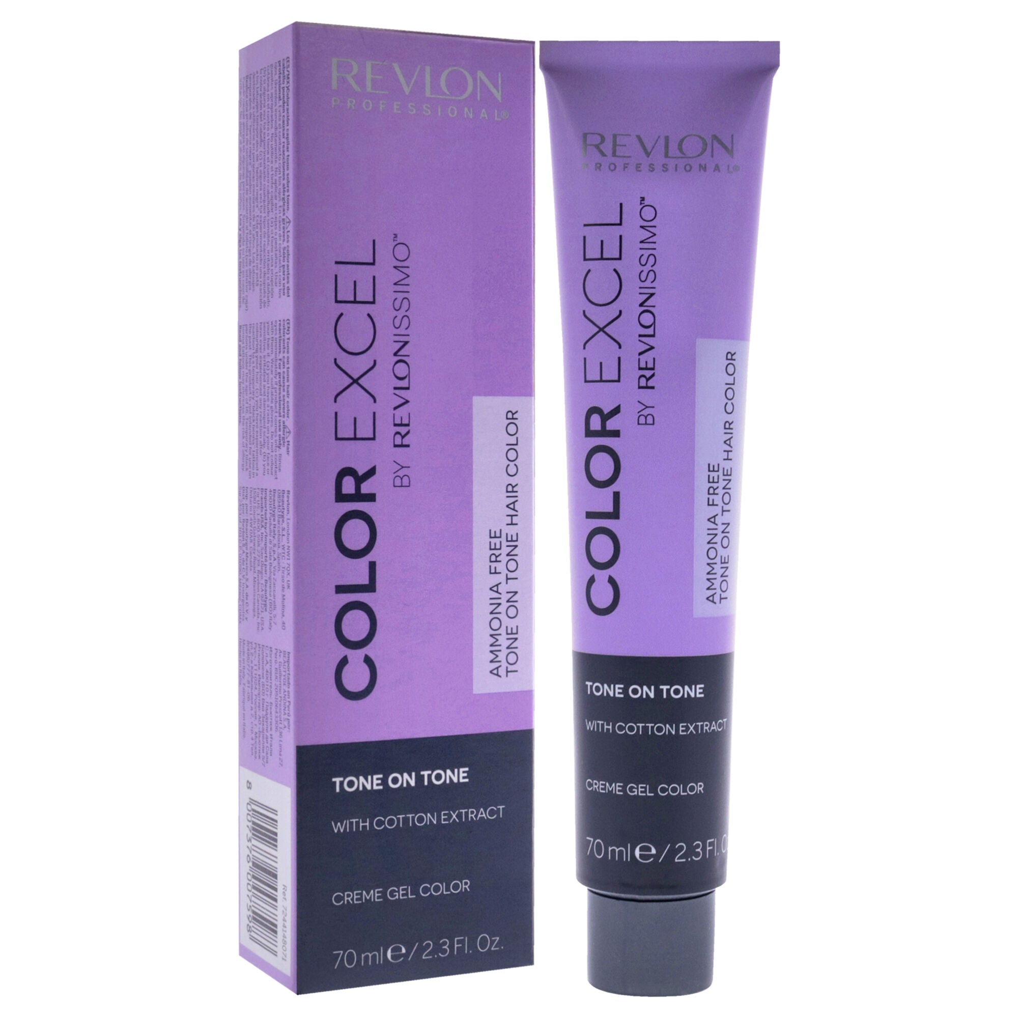 Revlonissimo Color Excel - 7.1 Medium Ash Blonde by Revlon for Unisex - 2.3 oz Hair Color, See Description, alternate image number 1