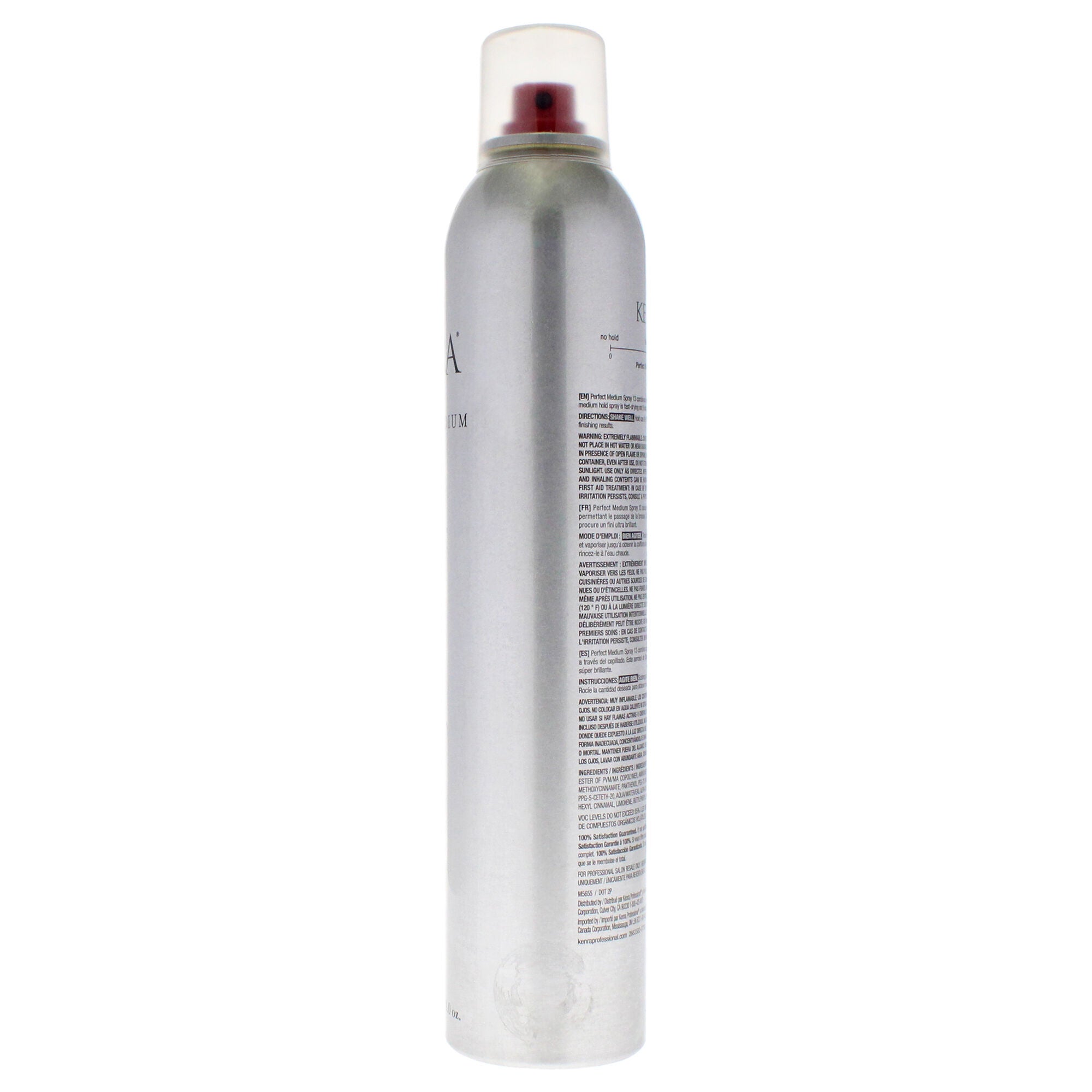 Perfect Medium Spray 13 Medium Hold by Kenra for Unisex - 10 oz Hairspray, See Description, alternate image number 2