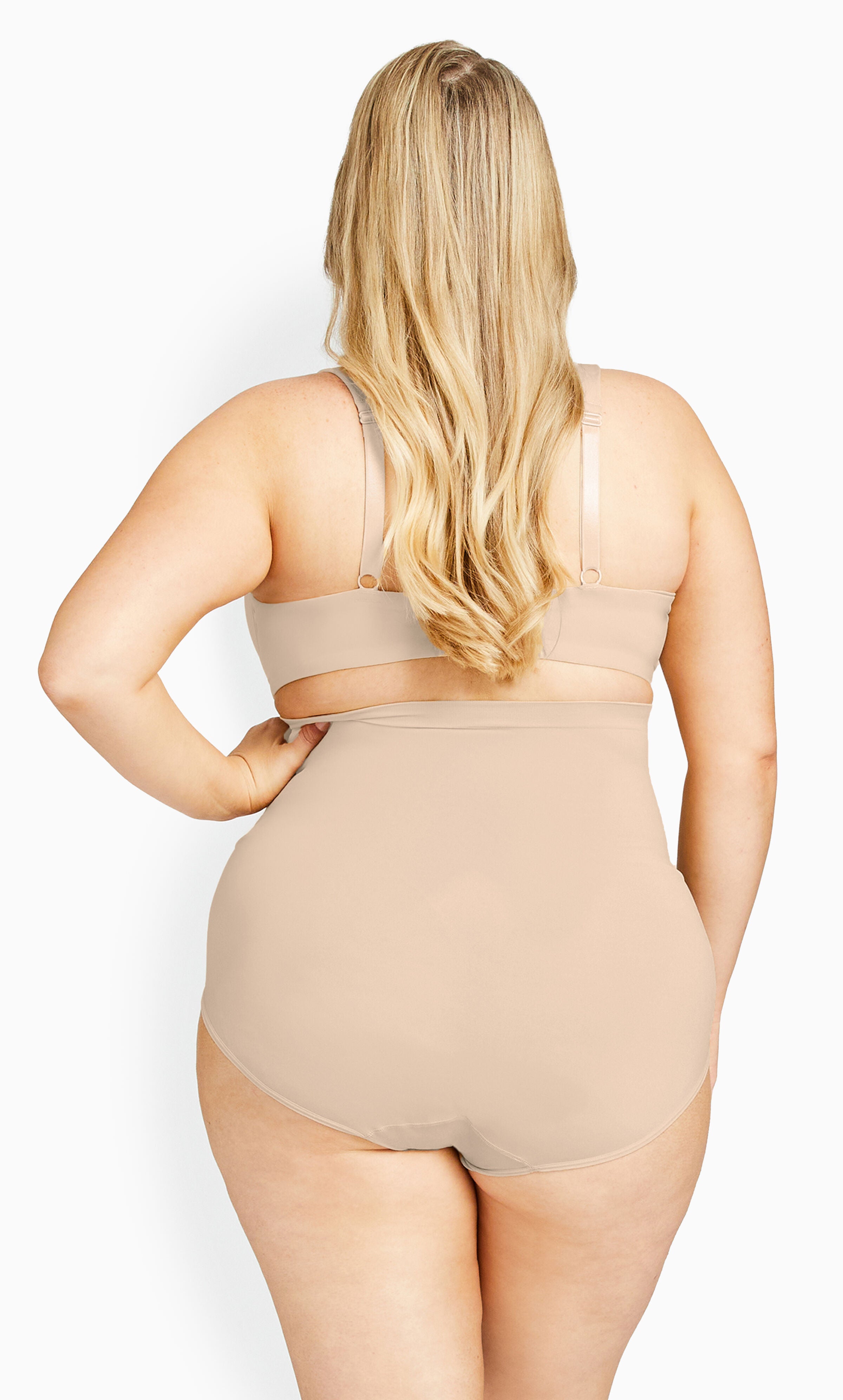 Hi Waist Shaper Brief - beige, , alternate image number 1