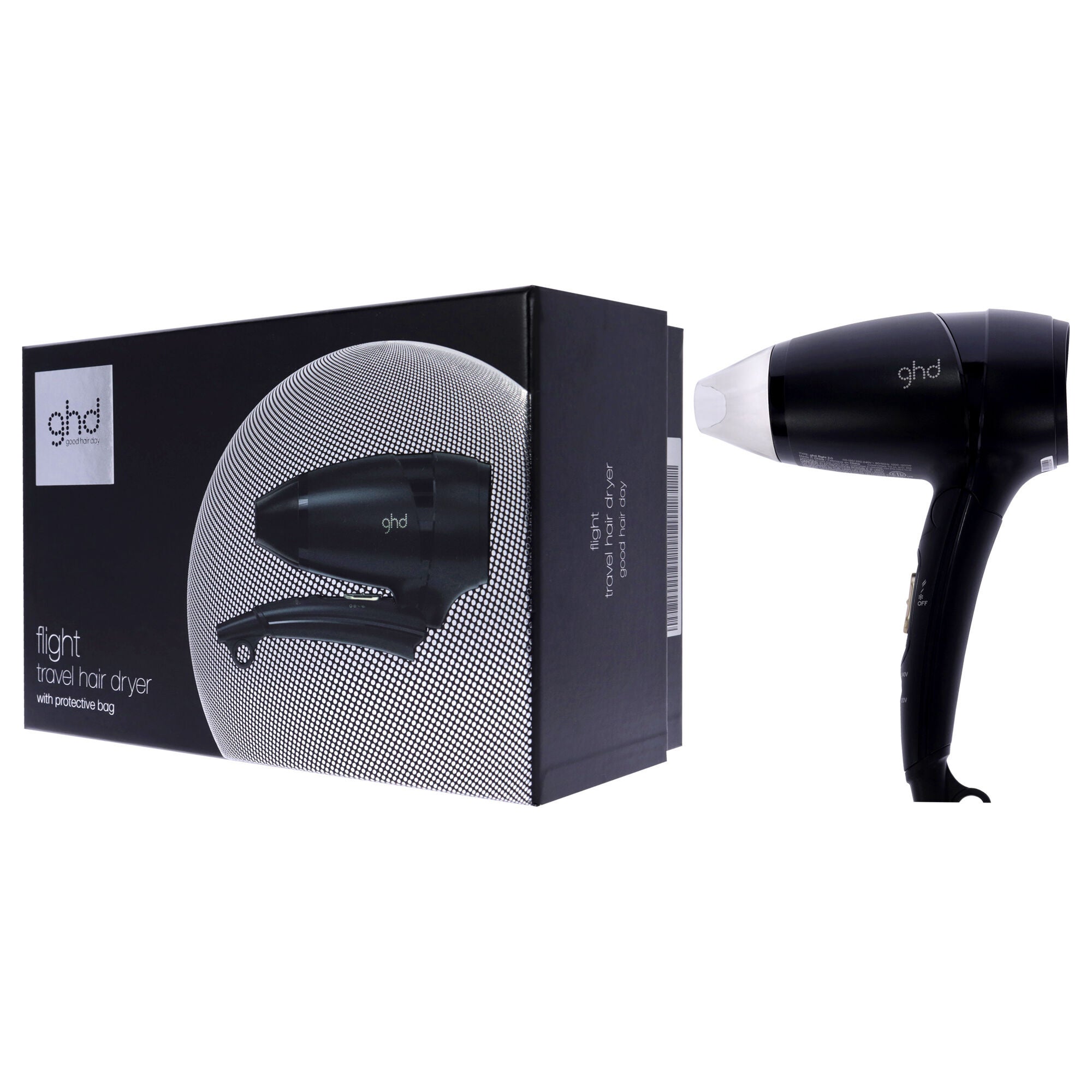 Copper Flight Travel Hairdryer - Black by GHD for Unisex - 1 Pc Hair Dryer, See Description, alternate image number 3