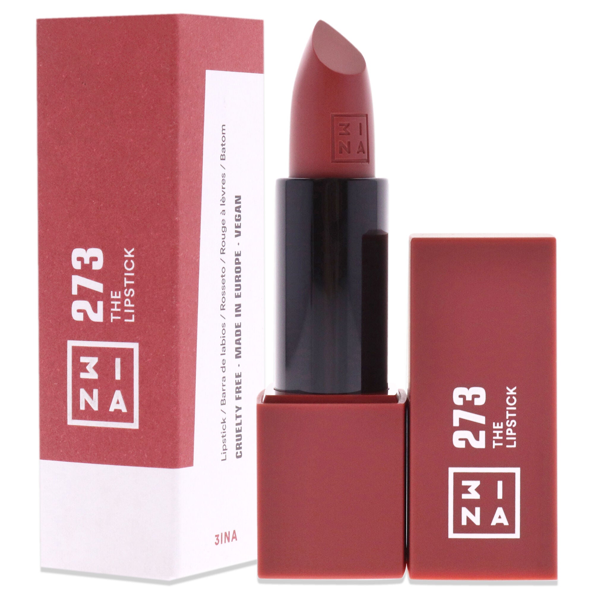 The Lipstick - 273 Shiny Pink Caramel by 3INA for Women - 0.11 oz Lipstick, See Description, alternate image number 3