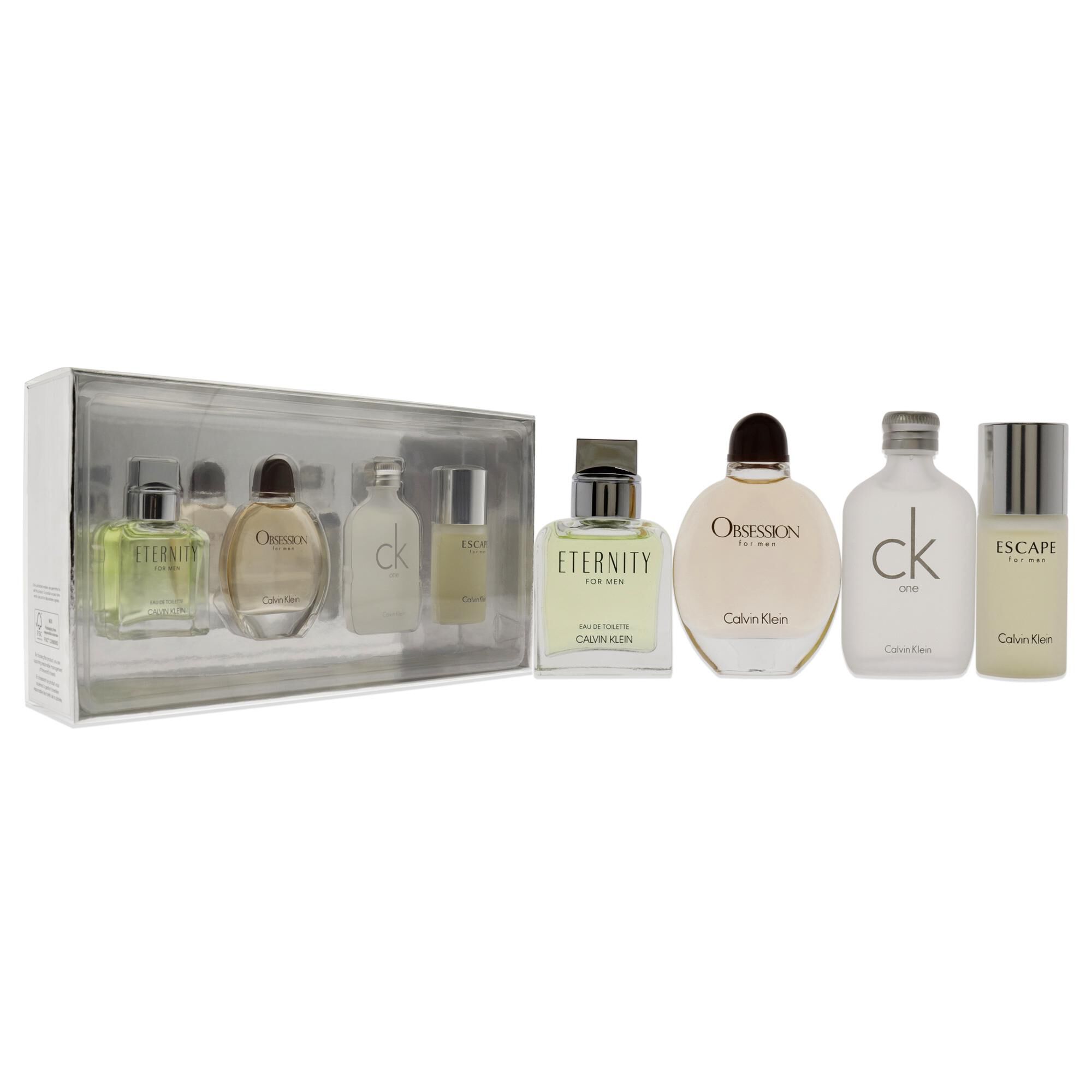 Calvin Klein by Calvin Klein for Men - 4 Pc Mini Gift Set 0.5 oz Eternity EDT, 0.5 oz Escape EDT, 0.5 oz CK One EDT and 0.5 oz Obsession EDT, See Description, alternate image number 2
