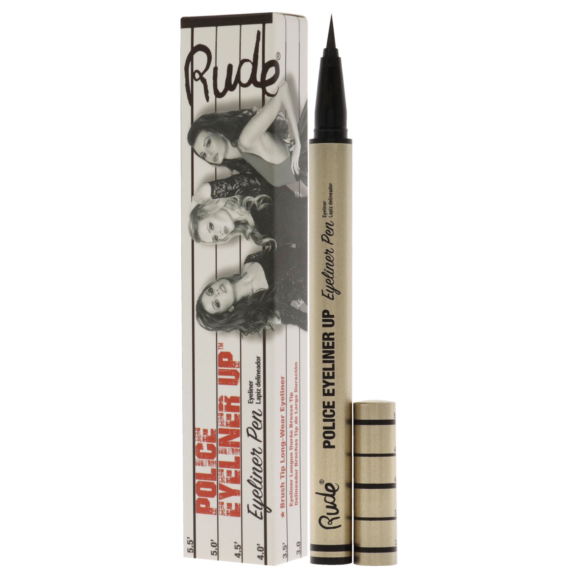 Police Eyeliner Up Eyeliner Pen - Big House by Rude Cosmetics for Women - 0.017 oz Eyeliner, See Description, alternate image number 3