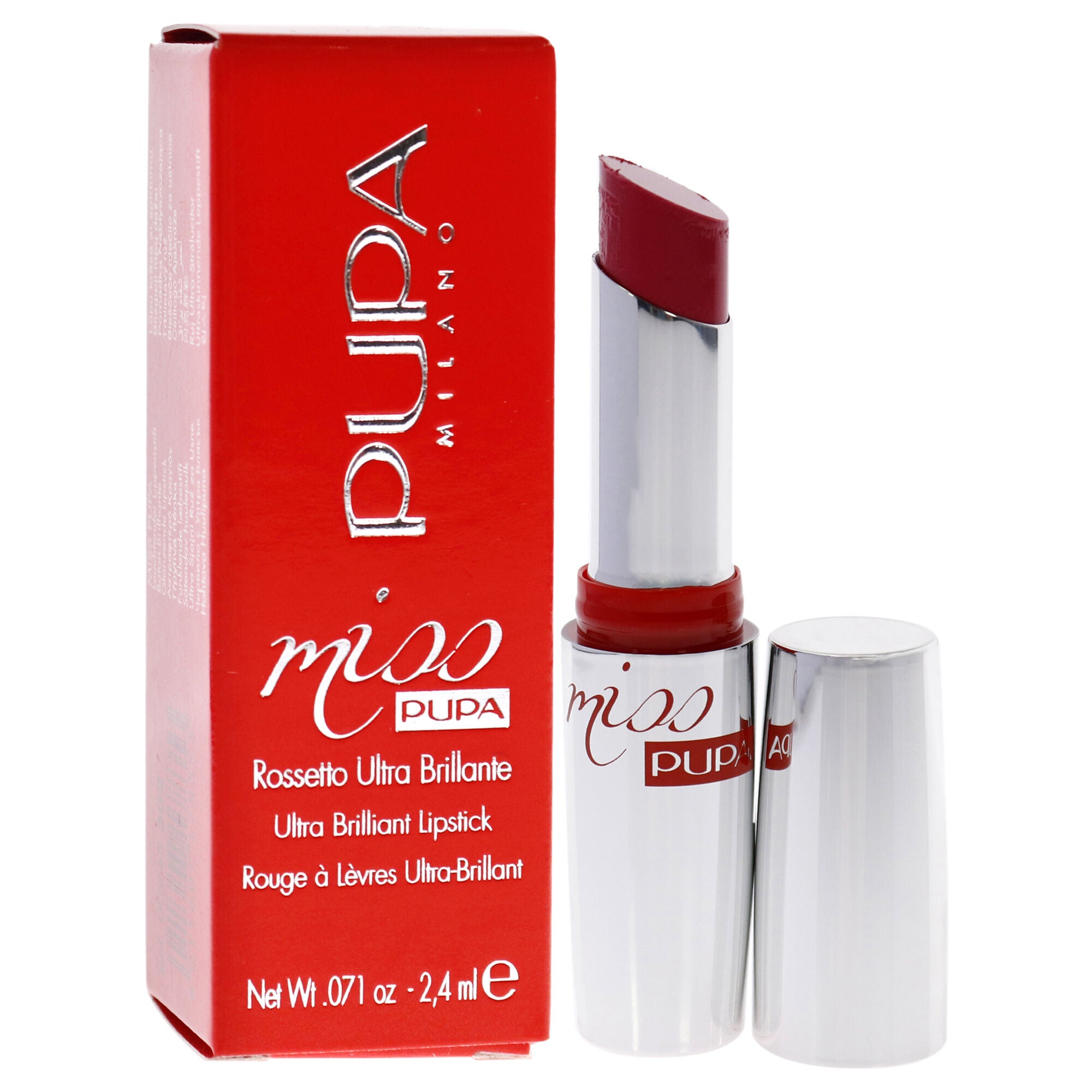 Miss Pupa Ultra Brilliant Lipstick - 302 Party Pink by Pupa Milano for Women - 0.071 oz Lipstick, , alternate image number 6