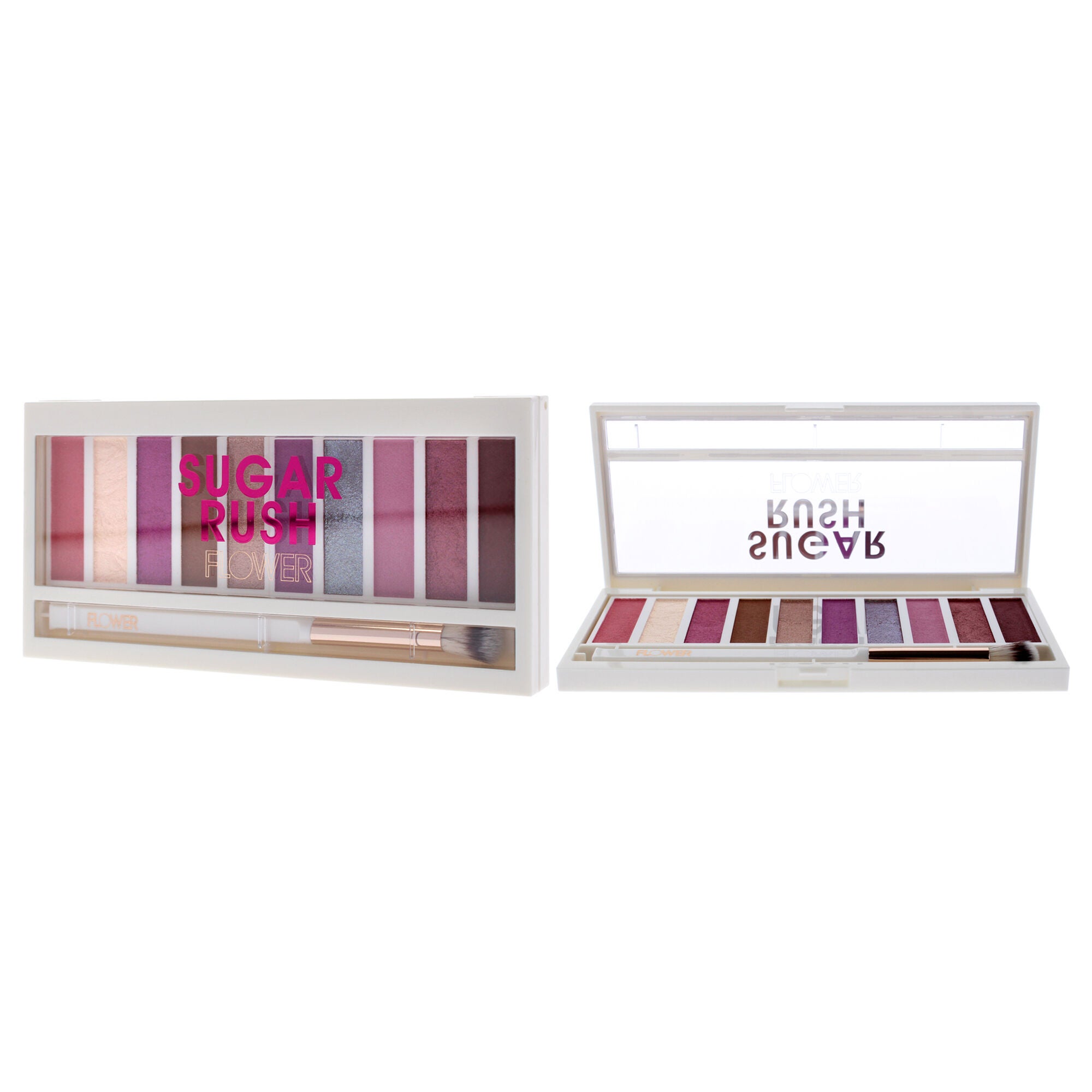 Shimmer and Shade Eyeshadow Palette - ES2 Sugar Rush by Flower Beauty for Women - 0.3 oz Eye Shadow, See Description, alternate image number 3