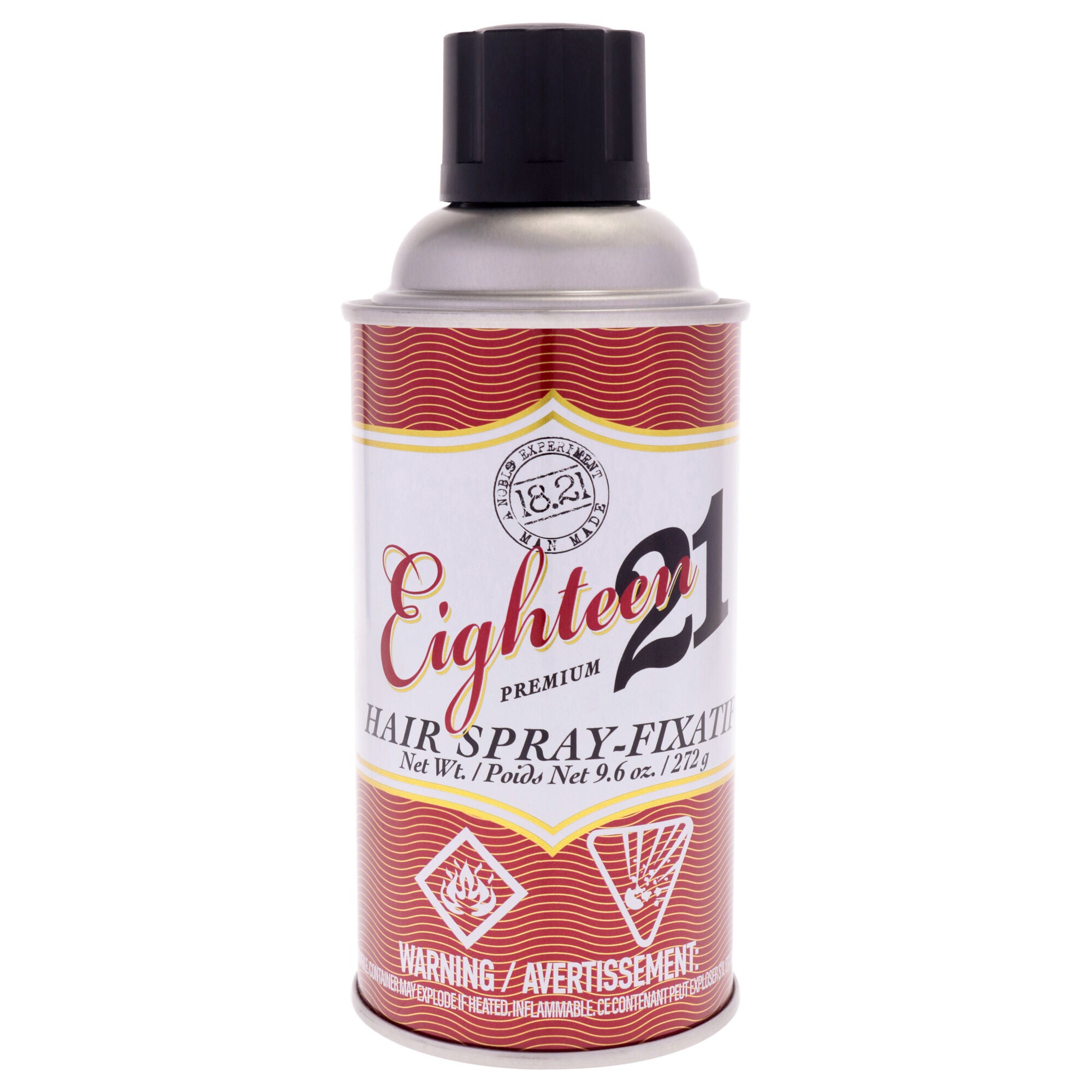Premium Hairspray by 18.21 Man Made for Unisex - 10 oz Hair Spray, Clear, hi-res image number 0