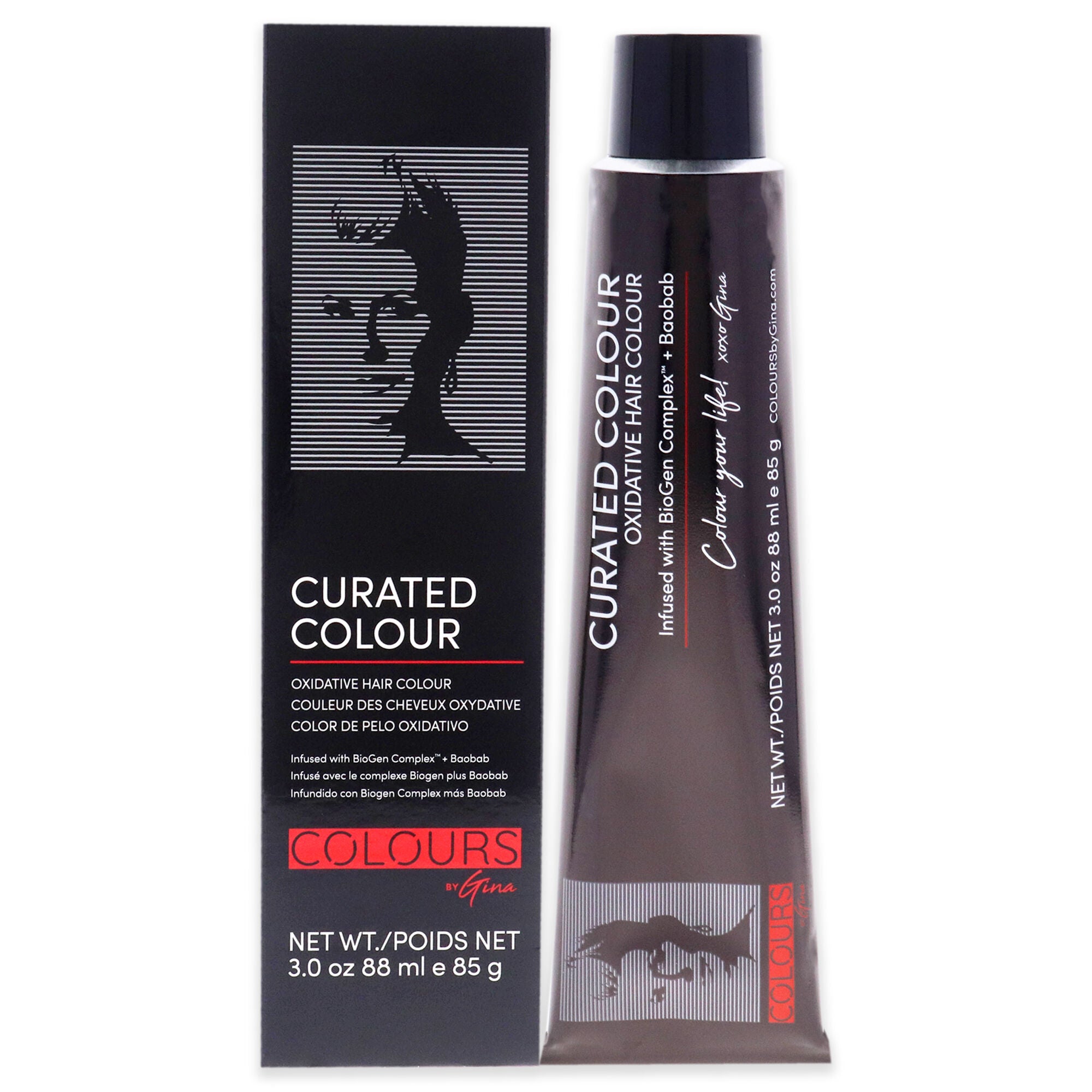 Curated Colour - 5.5-5M Light Mahogany Brown by Colours By Gina for Unisex - 3 oz Hair Color, See Description, hi-res image number 0