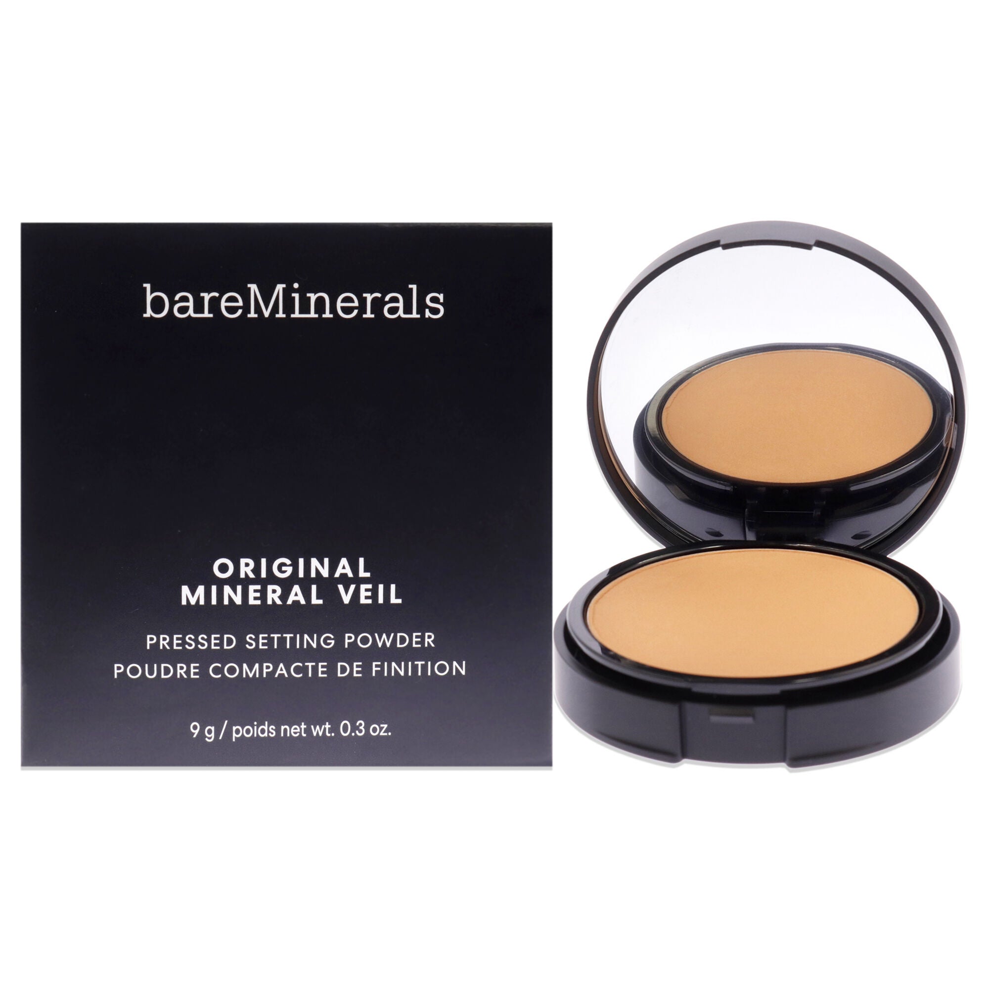 Original Mineral Veil Pressed Setting Powder - Sheer Tan by bareMinerals for Women - 0.3 oz Powder, See Description, hi-res image number 0