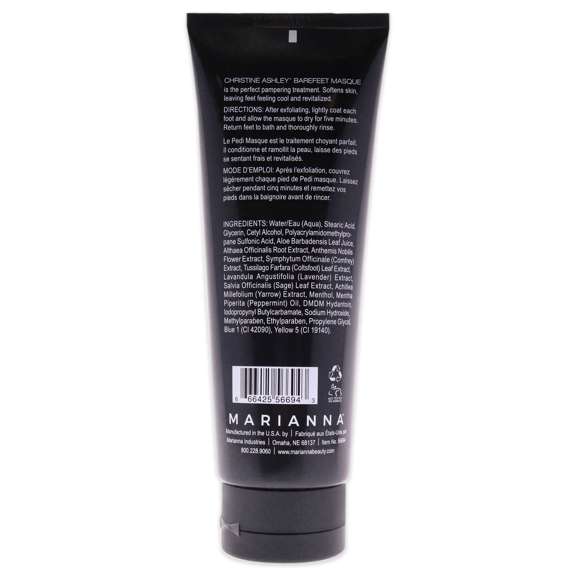 Barefeet Masque Pedicure by Marianna for Unisex - 8 oz Masque, See Description, alternate image number 1