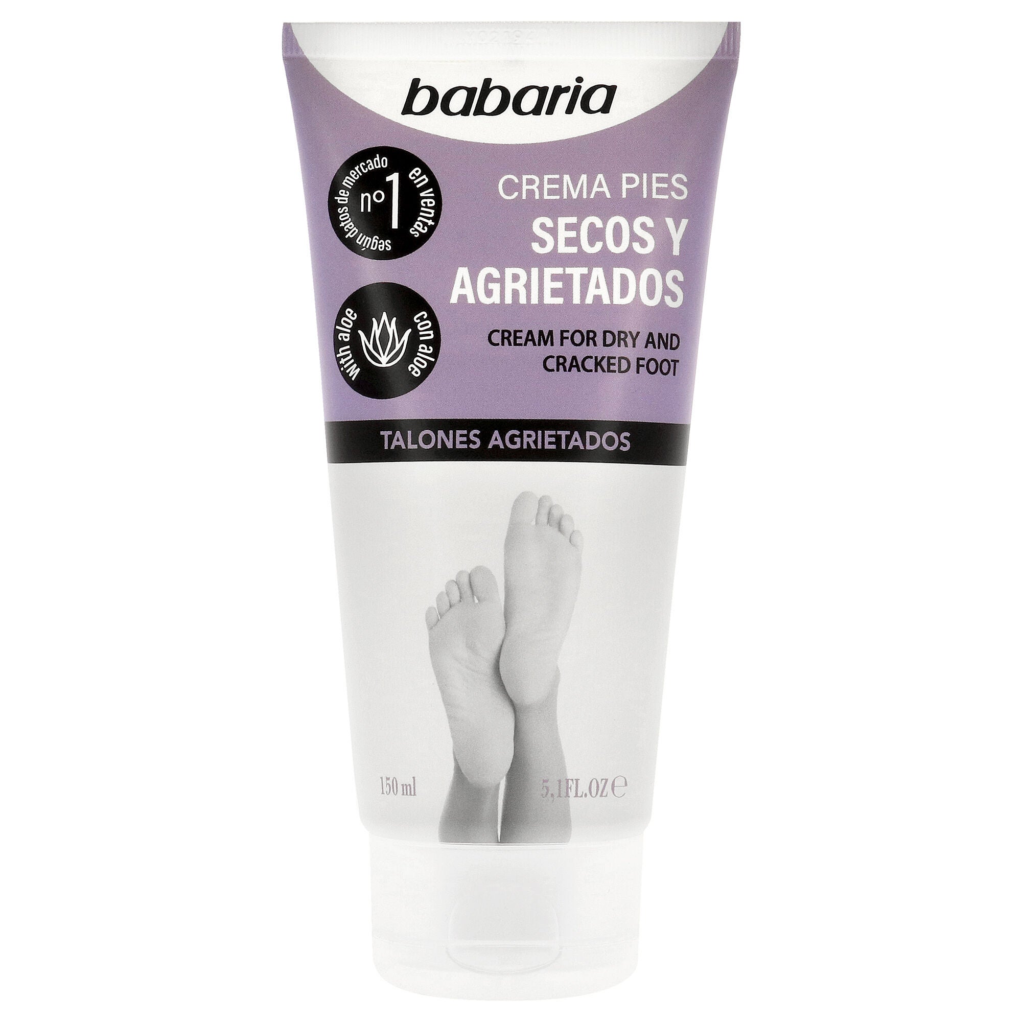 Dry Feet Cream by Babaria for Unisex - 5.1 oz Cream, See Description, hi-res image number 0