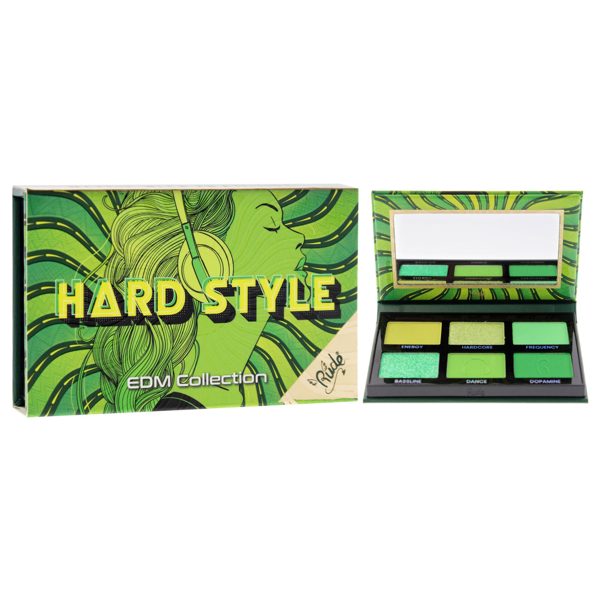 EDM Collection - Hard Style by Rude Cosmetics for Women - 0.21 oz Eye Shadow, See Description, alternate image number 1