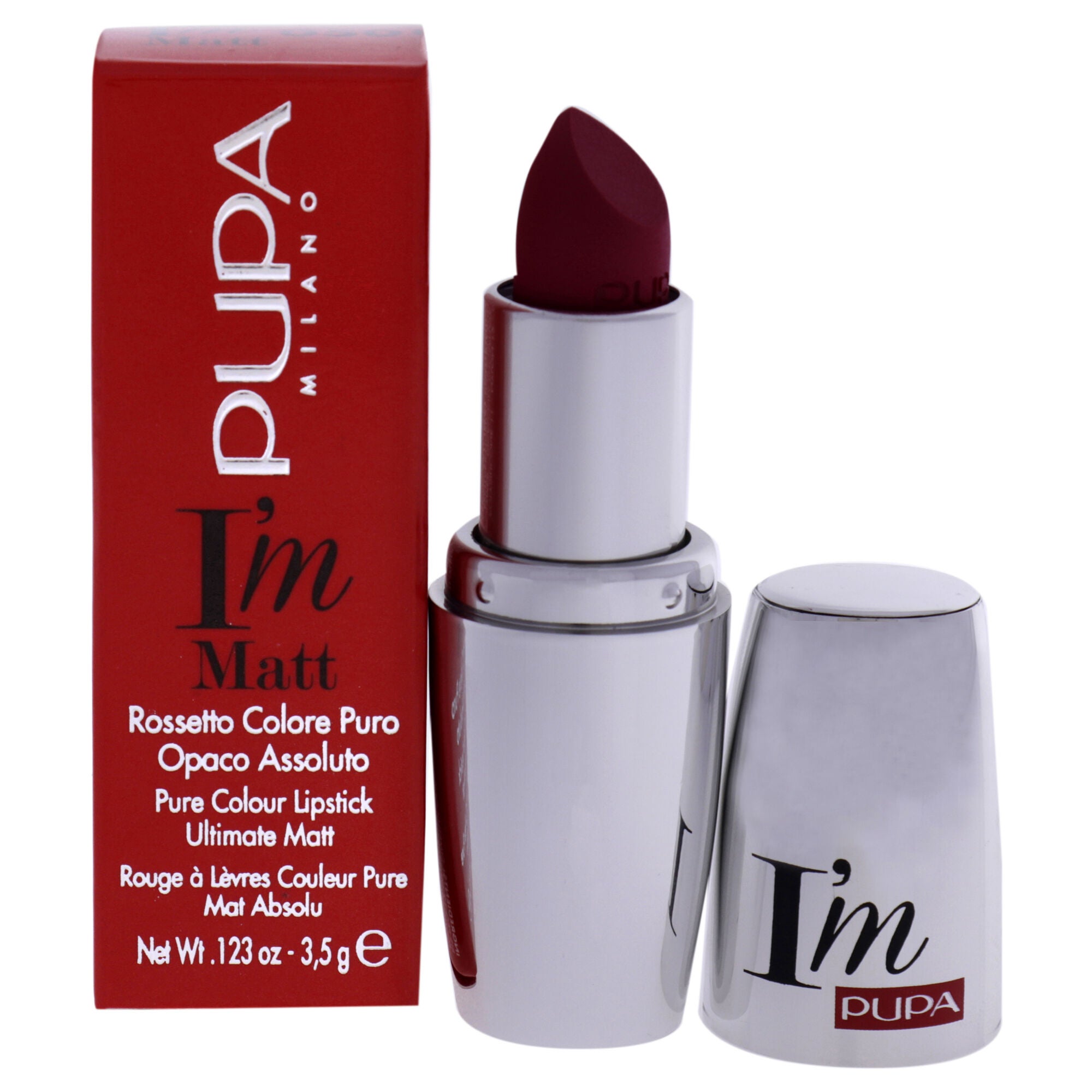 I Am Matt Pure Colour Lipstick - 050 Runway Fuchsia by Pupa Milano for Women - 0.123 oz Lipstick, See Description, hi-res image number 0