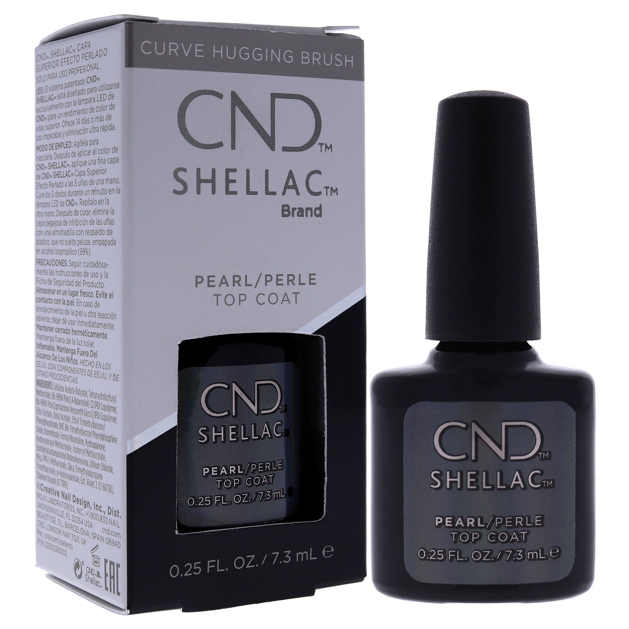 Shellac Nail Color - Pearl Top Coat by CND for Women - 0.25 oz Nail Polish, , alternate image number 7