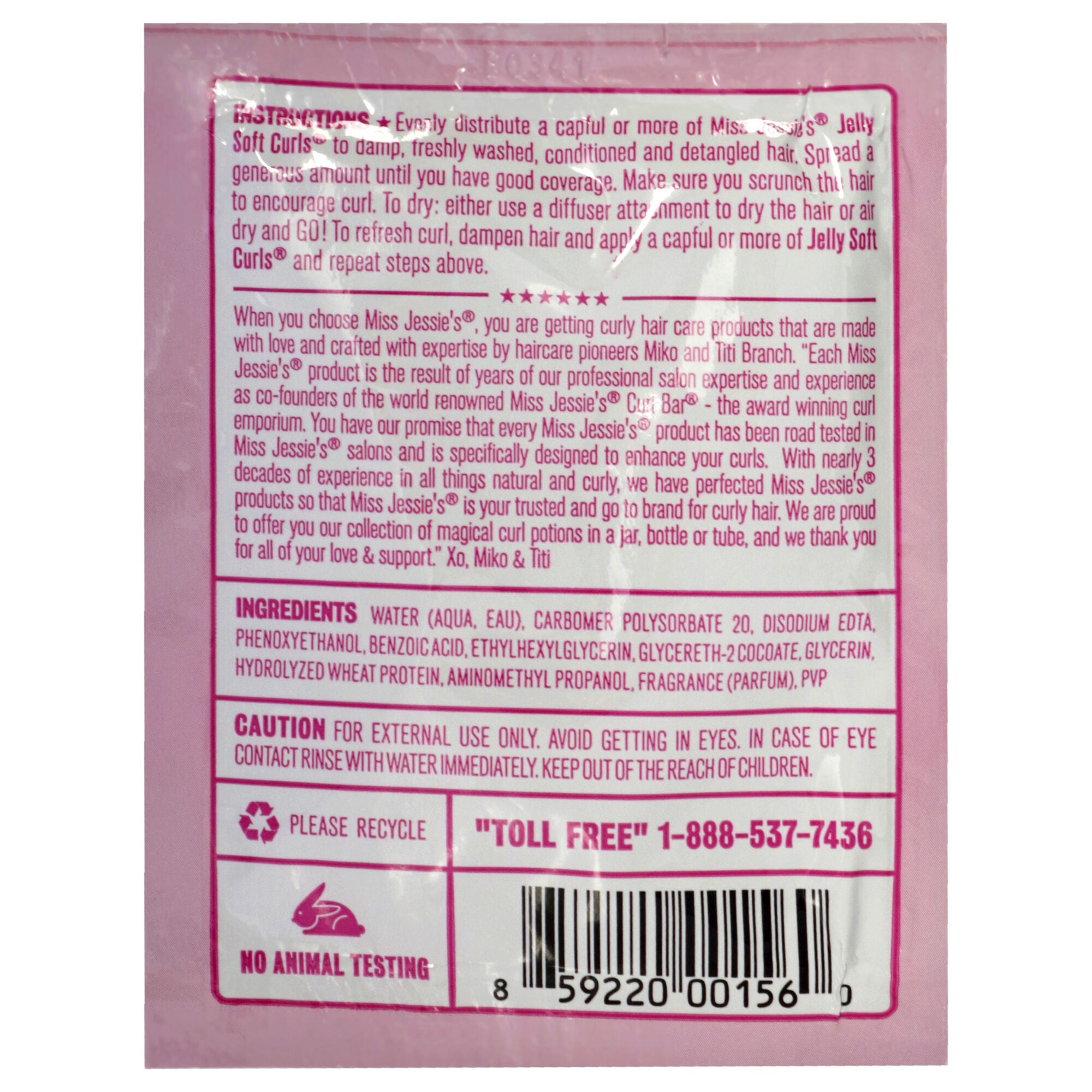 Jelly Soft Curl by Miss Jessies for Unisex - 1 oz Gel, See Description, alternate image number 2