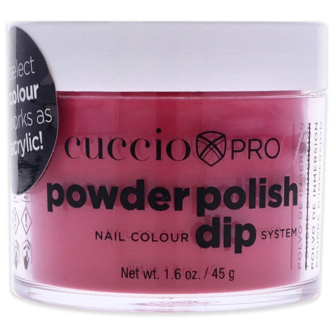 Pro Powder Polish Nail Colour Dip System - High Resolutions by Cuccio Colour for Women - 1.6 oz Nail Powder, Red, hi-res image number 0