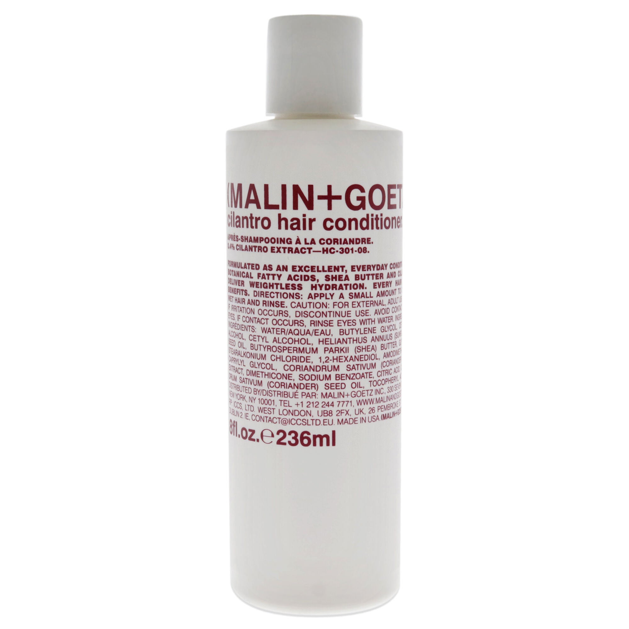 Cilantro Hair Conditioner by Malin + Goetz for Unisex - 8 oz Conditioner, See Description, hi-res image number 0