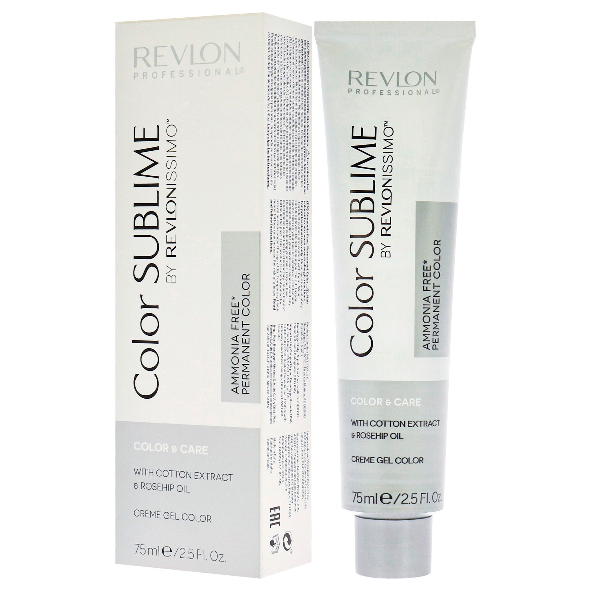 Revlonissimo Color Sublime - 7.12 Medium Ash Iridescent Blonde by Revlon for Unisex - 2.5 oz Hair Color, See Description, alternate image number 2