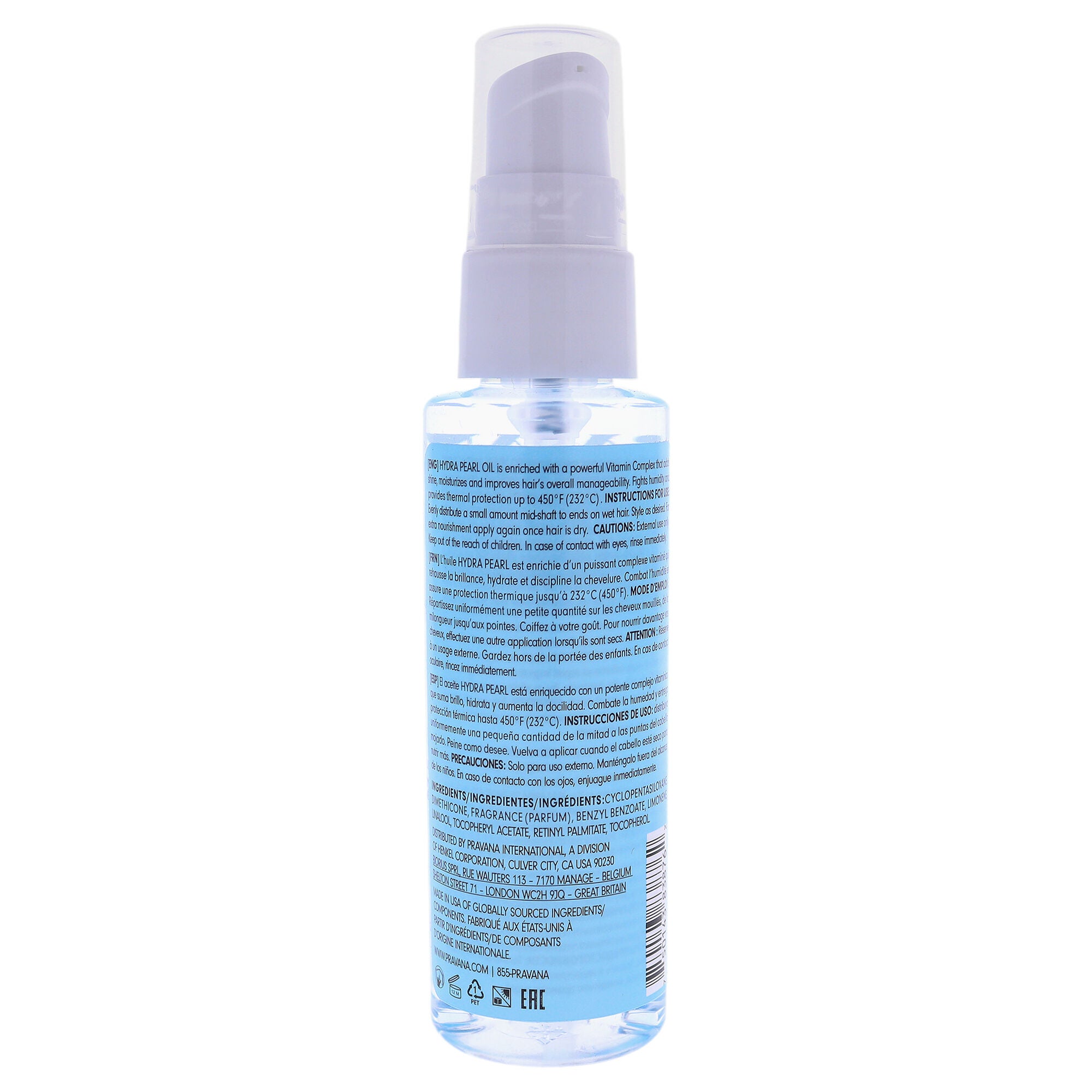 Hydra Pearl Oil by Pravana for Unisex - 2.2 oz Oil, See Description, alternate image number 2