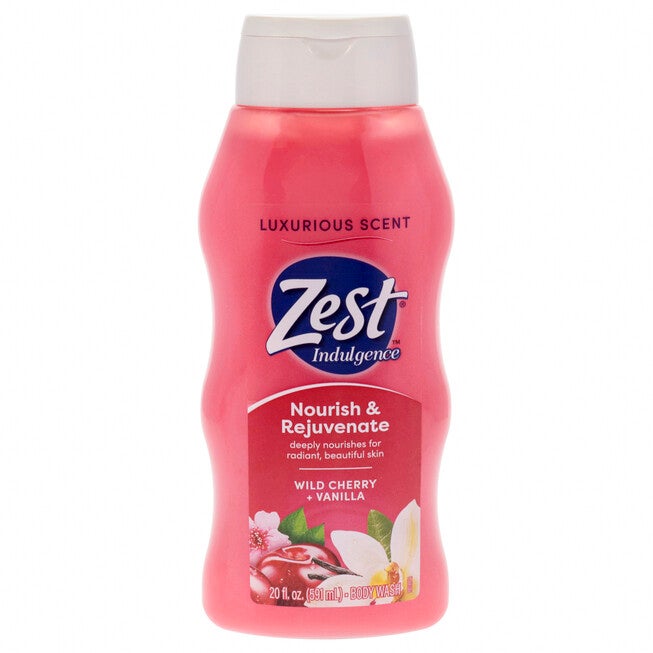 Nourish and Rejuvenate Body Wash - Wild Cherry and Vanilla by Zest for Women - 20 oz Body Wash, See Description, hi-res image number 0