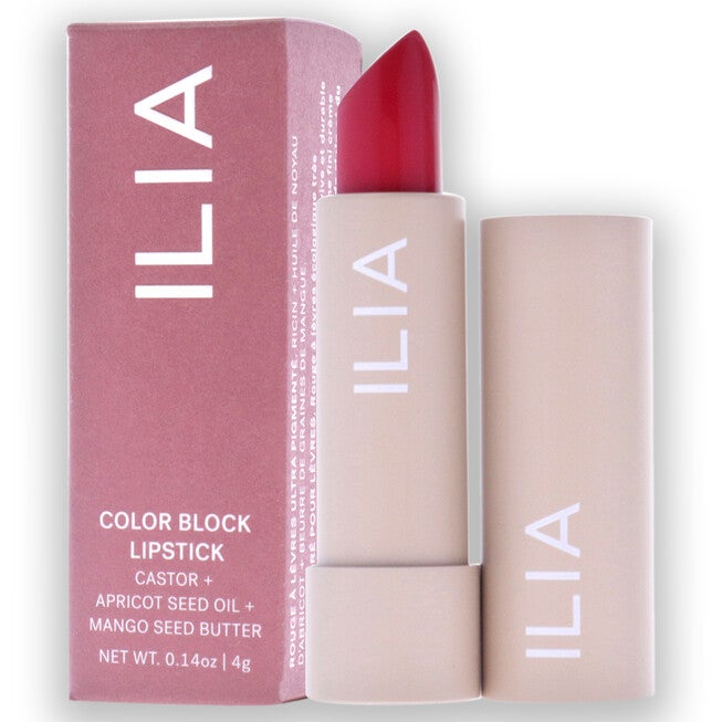 Color Block Lipstick - Grenadine by ILIA Beauty for Women - 0.14 oz Lipstick, NA, alternate image number null