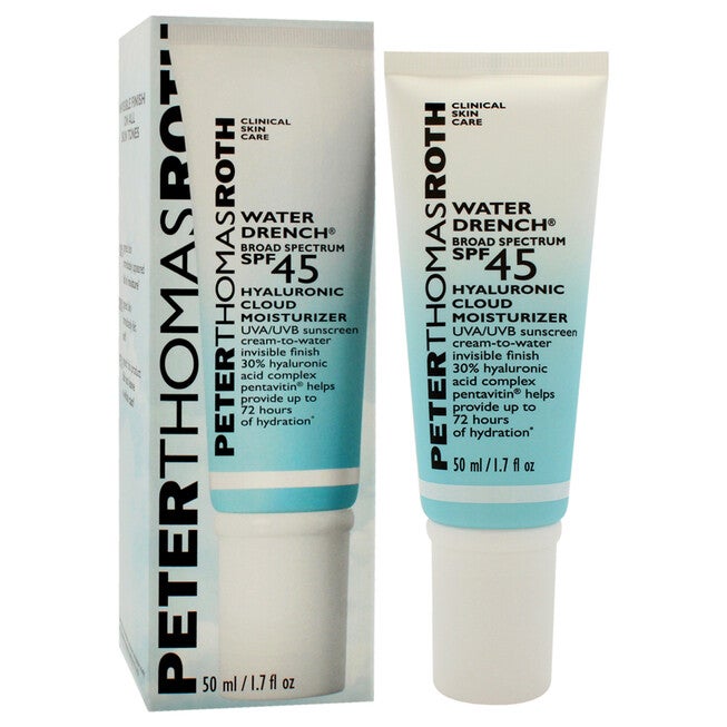 Water Drench Cloud Cream Moisturizer SPF 45 by Peter Thomas Roth for Unisex - 1.7 oz Cream, NA, alternate image number null
