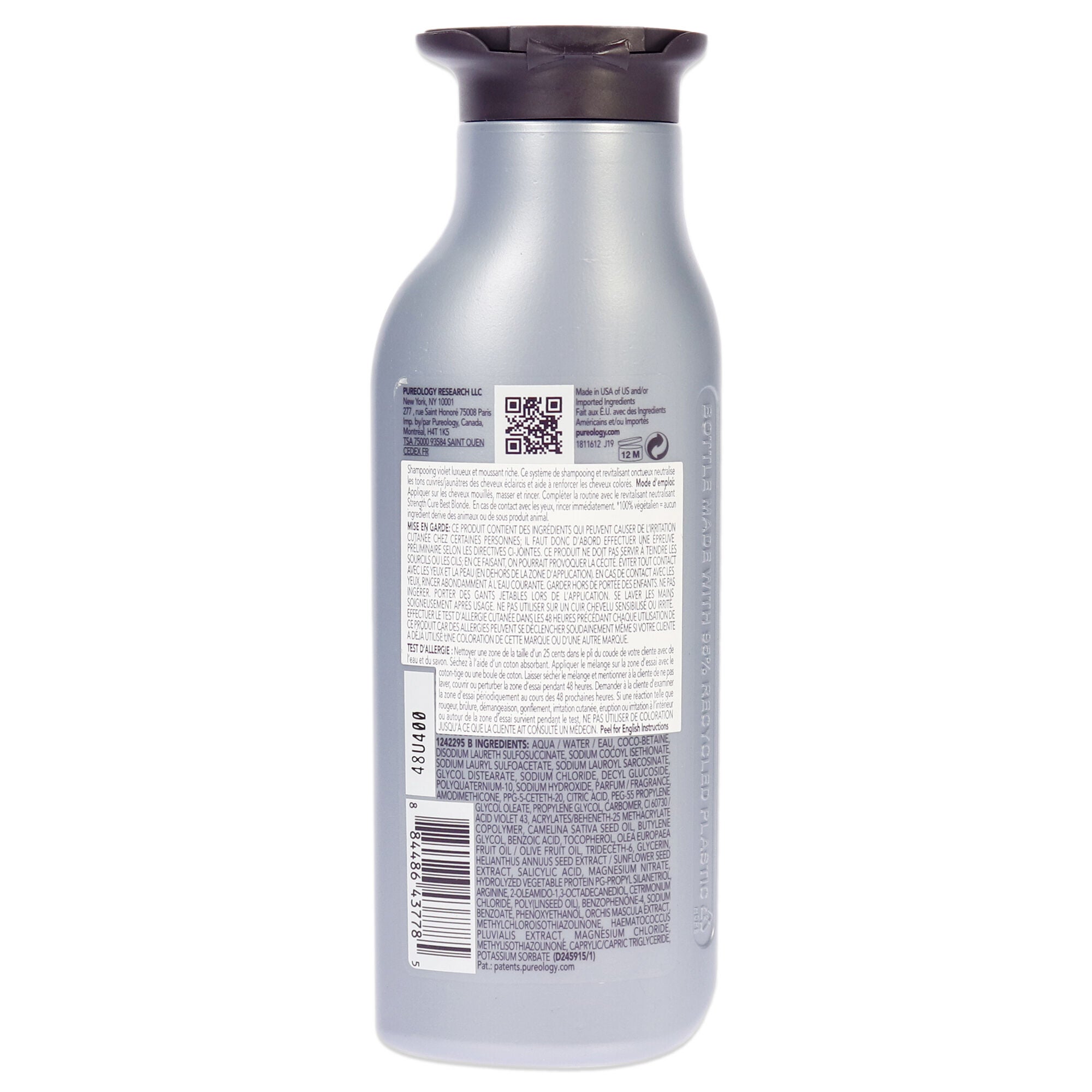 Strength Cure Blonde Shampoo by Pureology for Unisex - 9 oz Shampoo, See Description, alternate image number 1