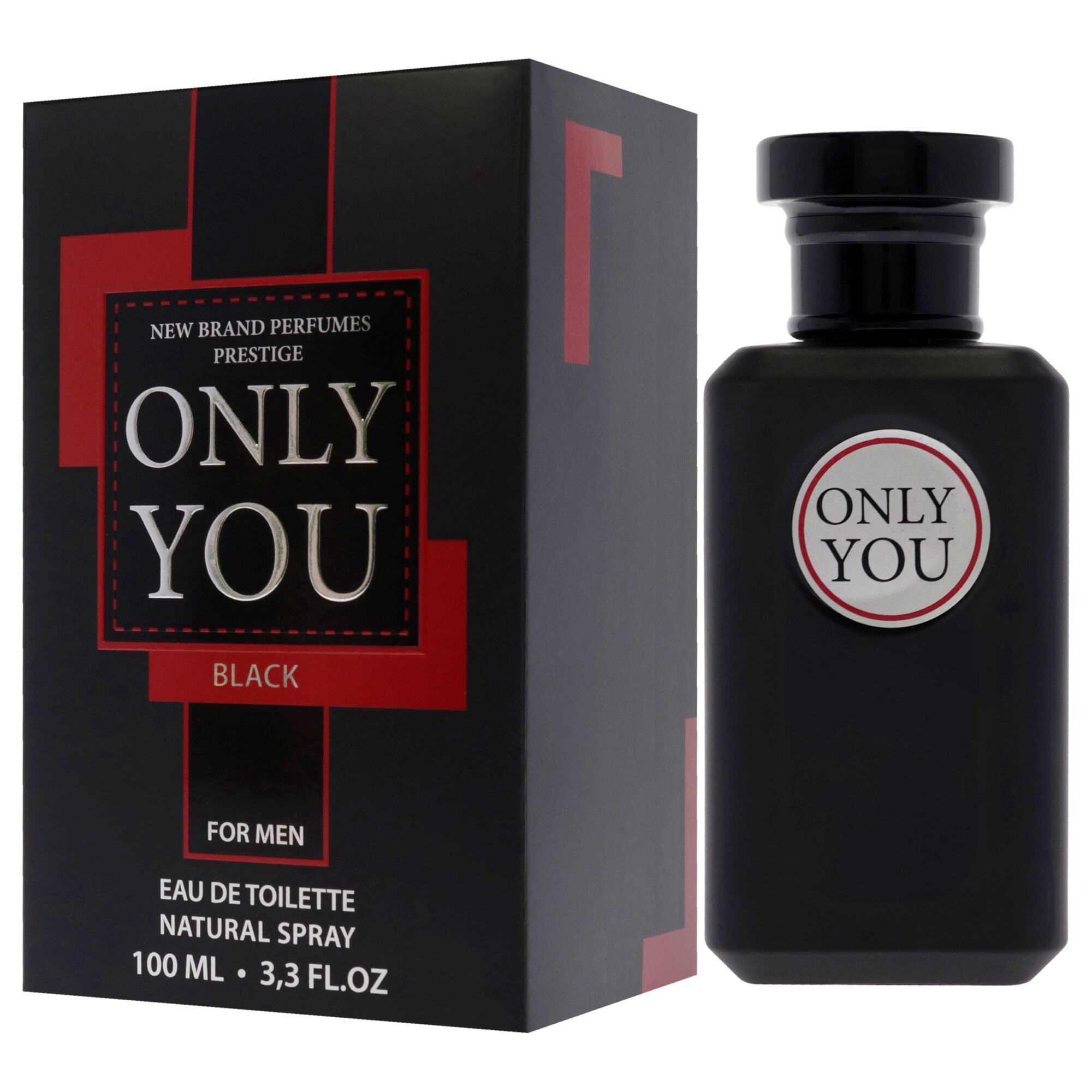 Only You Black by New Brand for Men - 3.3 oz EDT Spray, , alternate image number 7