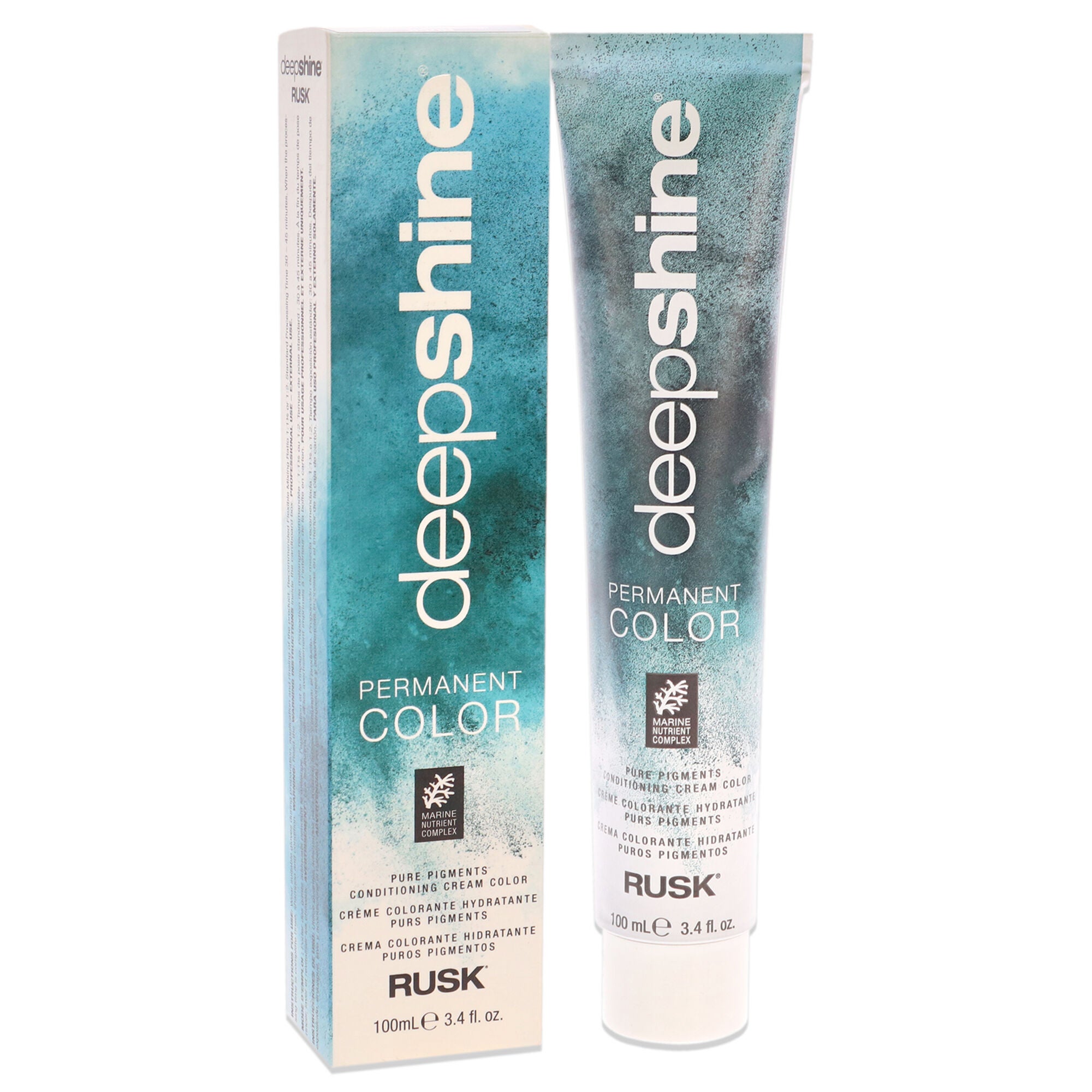 Deepshine Pure Pigments Conditioning Cream Color - 8.03NL Light Blonde by Rusk for Unisex - 3.4 oz Hair Color, See Description, alternate image number 1