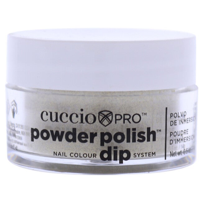 Pro Powder Polish Nail Colour Dip System - Rich Gold Glitter by Cuccio Colour for Women - 0.5 oz Nail Powder, See Description, hi-res image number 0