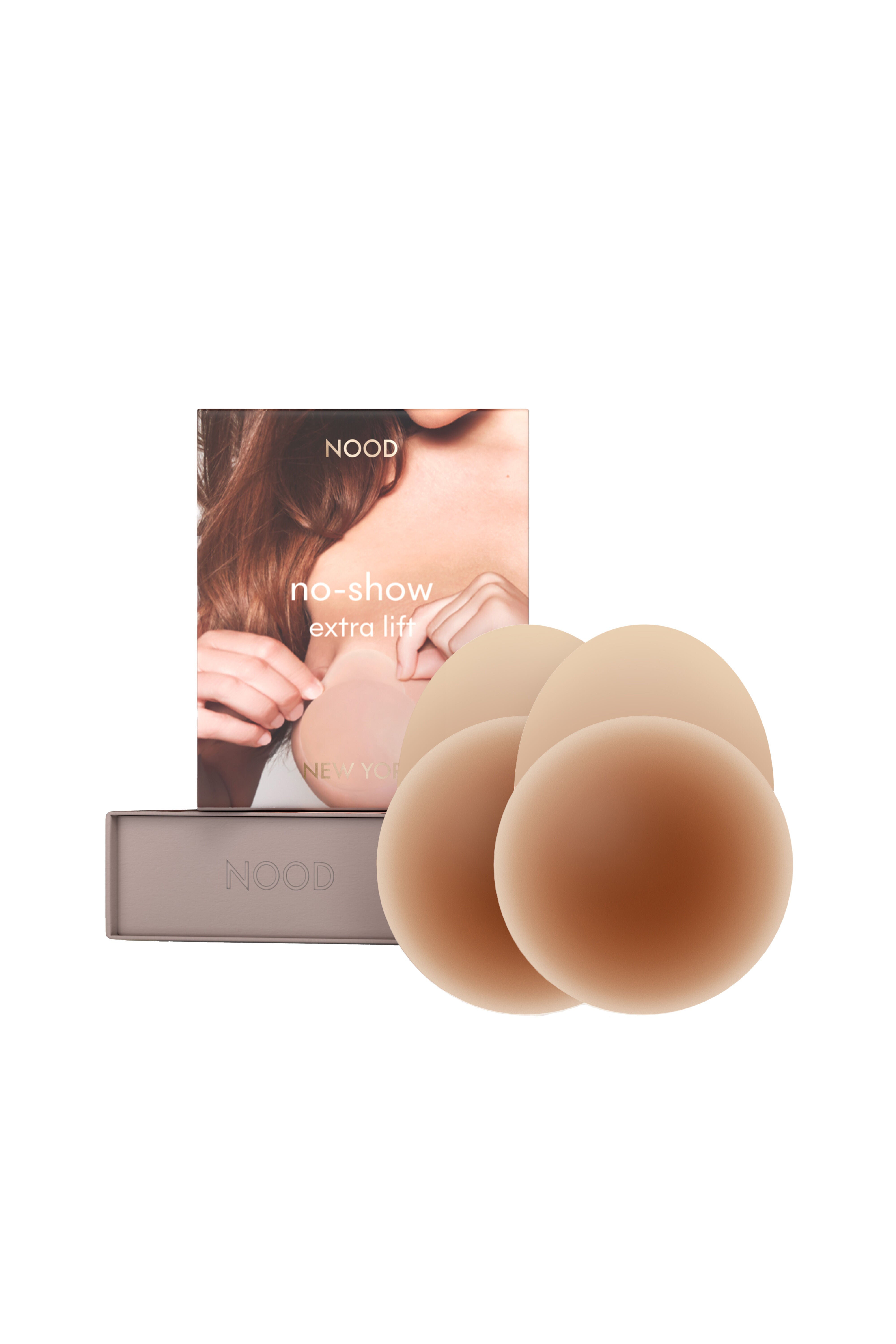 No-Show Extra Lift Adhesive & Reusable Nipple Covers, No 7 Bronze / Bronze, hi-res image number 0