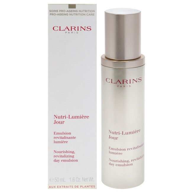 Nutri-Lumiere Day Emulsion by Clarins for Unisex - 1.6 oz Emulsion, NA, hi-res image number null