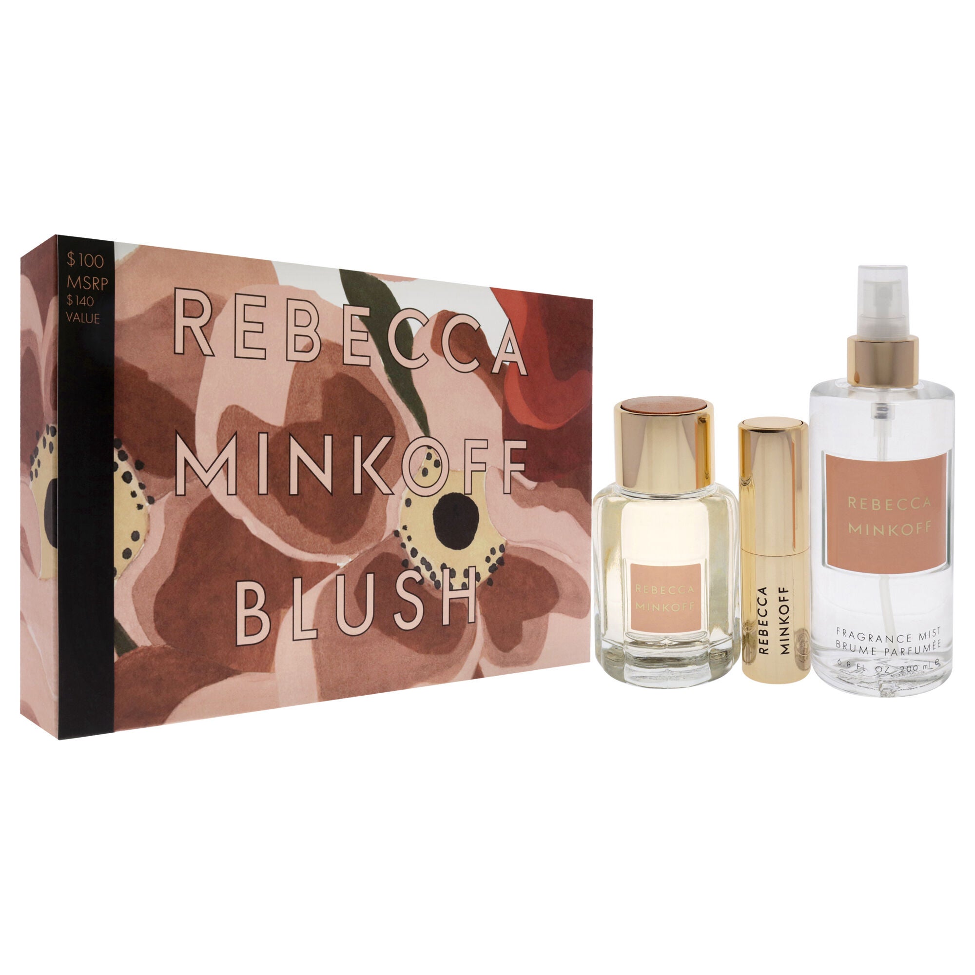Rebecca Minkoff Blush by Rebecca Minkoff for Women - 3 Pc Gift Set 3.4oz EDP Spray, 14ml EDP Spray, 6.8oz Fragrance Mist, See Description, alternate image number 1